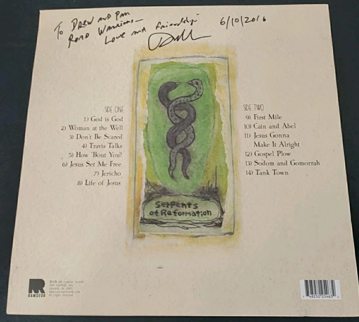 Serpents of Reformation David Childers Vinyl Album Record Signed (Very Nice), изображение 4