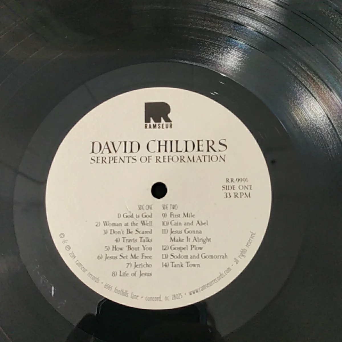Serpents of Reformation David Childers Vinyl Album Record Signed (Very Nice), изображение 5