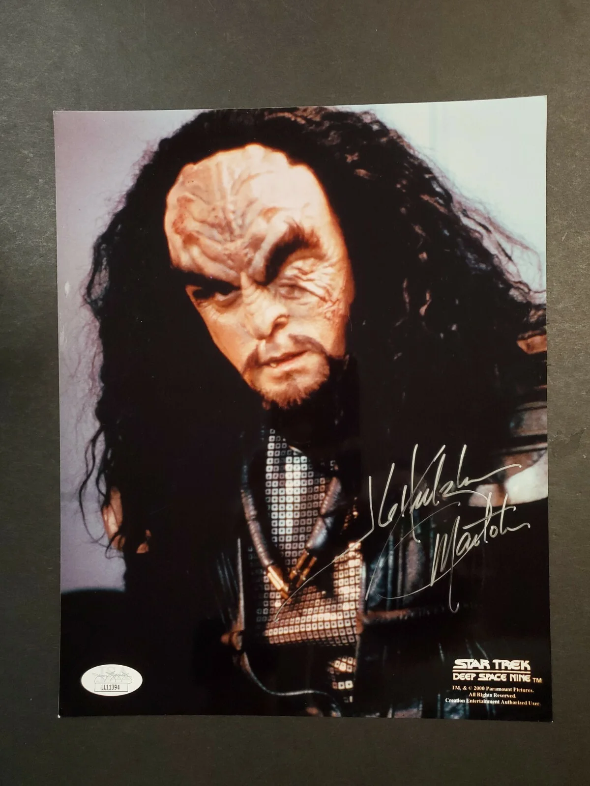 J.G. Hertzler — J.G. HERTZLER 8x10 Picture Martok Star Trek Deep Space Nine JSA COA AUTOGRAPH