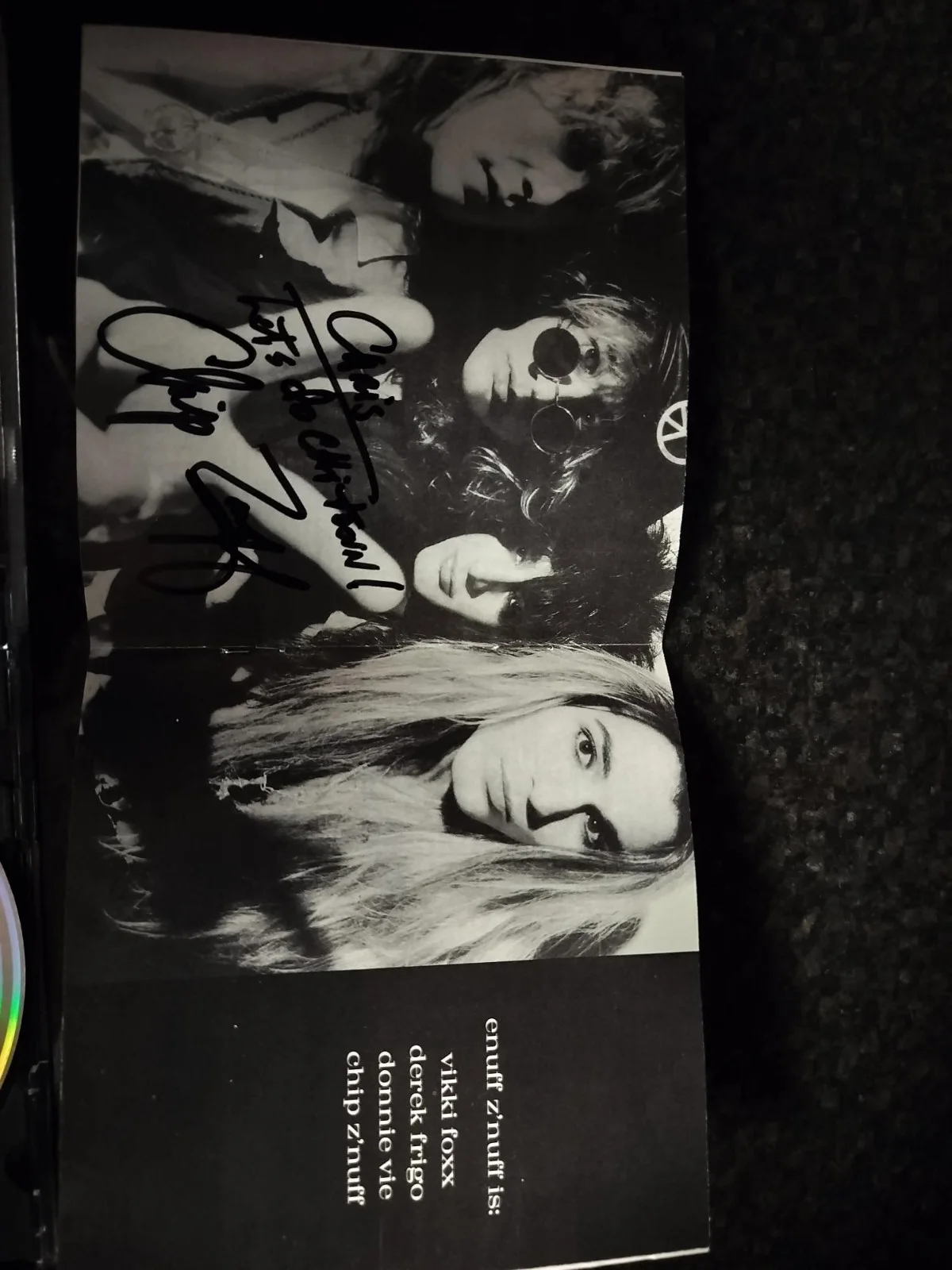 Enuff Znuff autographed CD, image 2