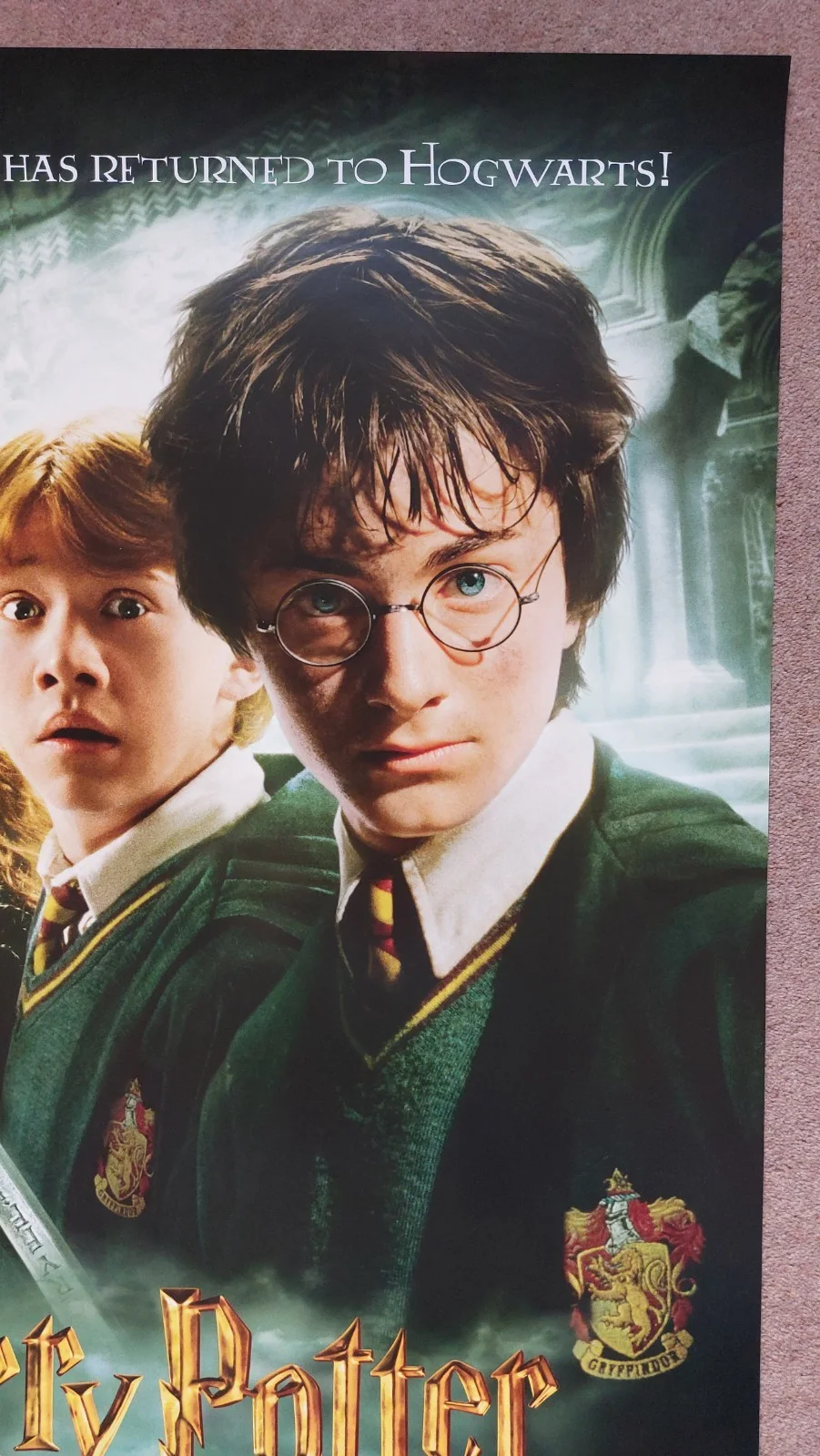 Harry Potter & the Chamber of Secrets Original US One Sheet Poster, image 5