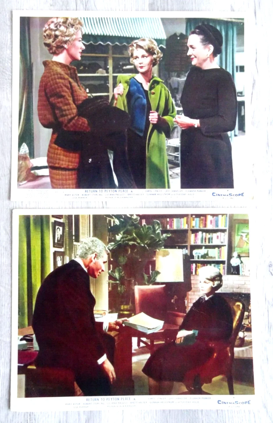 Return to Peyton Place Lobby Card x8 Carol Lynley Jeff Chandler 1961, изображение 4