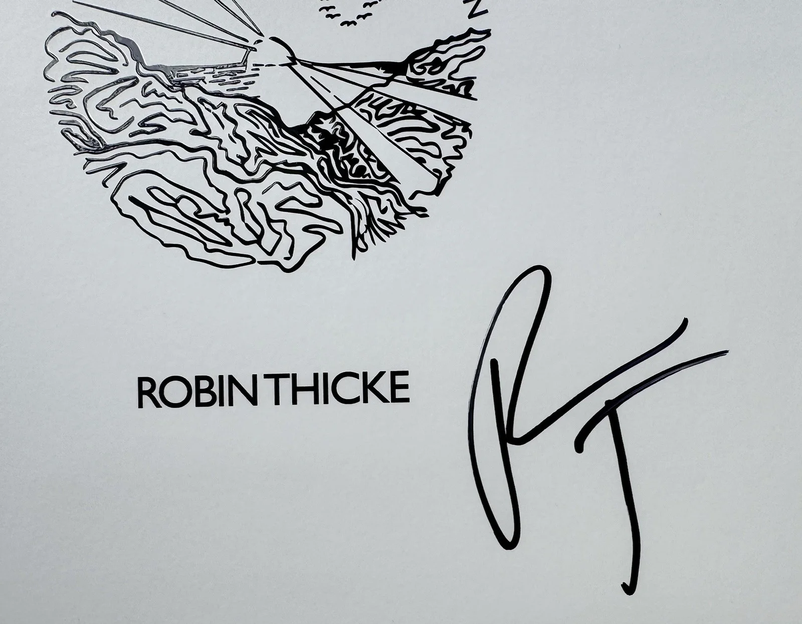 ROBIN THICKE SIGNED AUTOGRAPHED 'ON EARTH & IN HEAVEN' VINYL ALBUM LP +JSA COA, image 4