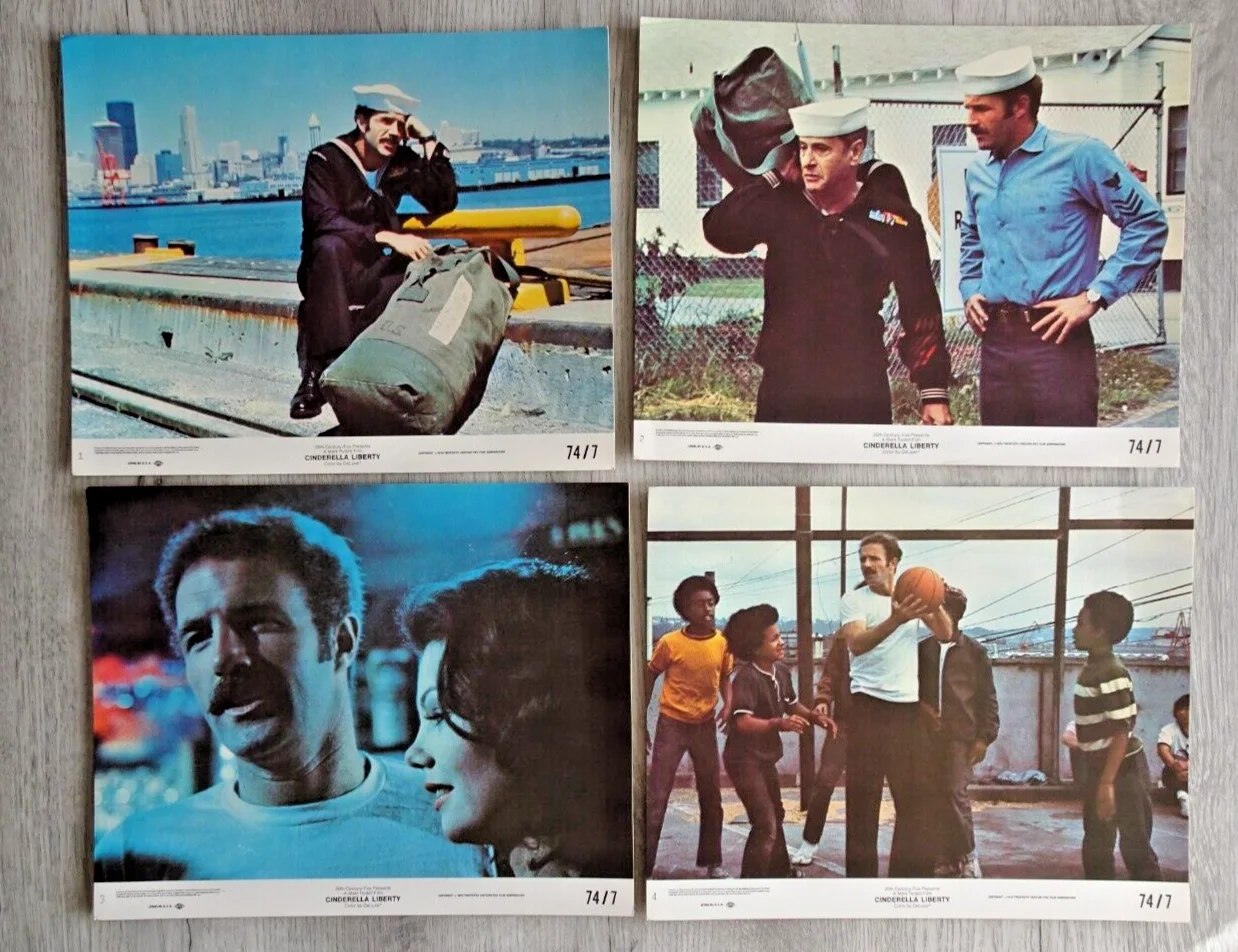 Cinderella Liberty Lobby Card x 8 James Caan Marsha Mason 10x8 inches 1974, изображение 2