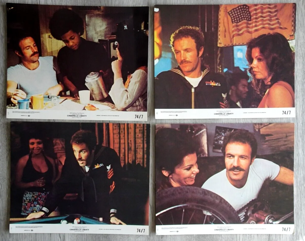 Cinderella Liberty Lobby Card x 8 James Caan Marsha Mason 10x8 inches 1974, изображение 3