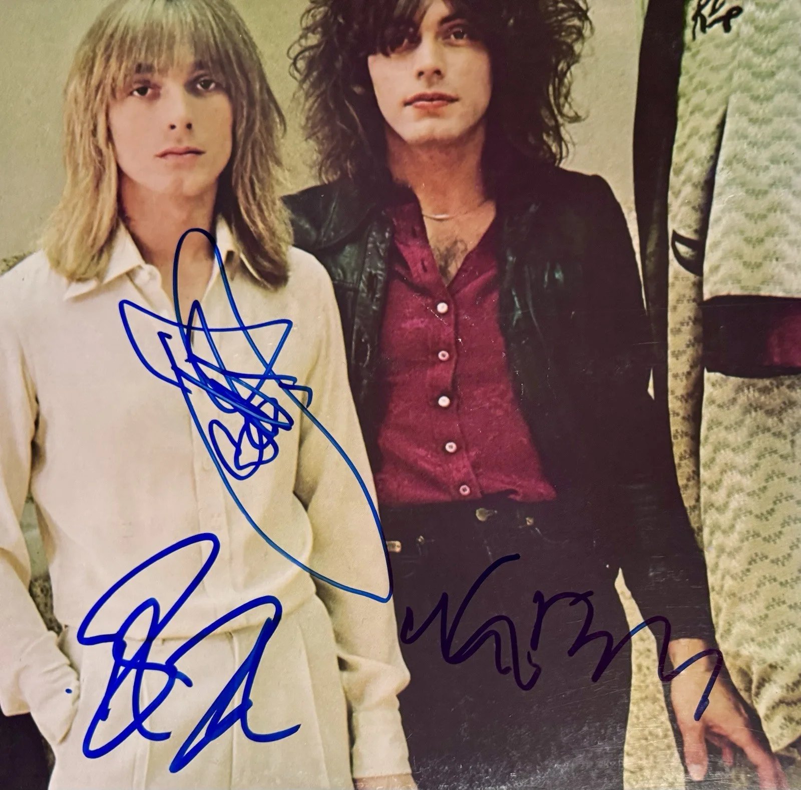 CHEAP TRICK ROBIN, RICK & TOM SIGNED AUTOGRAPHED VINYL ALBUM LP +JSA COA, изображение 3
