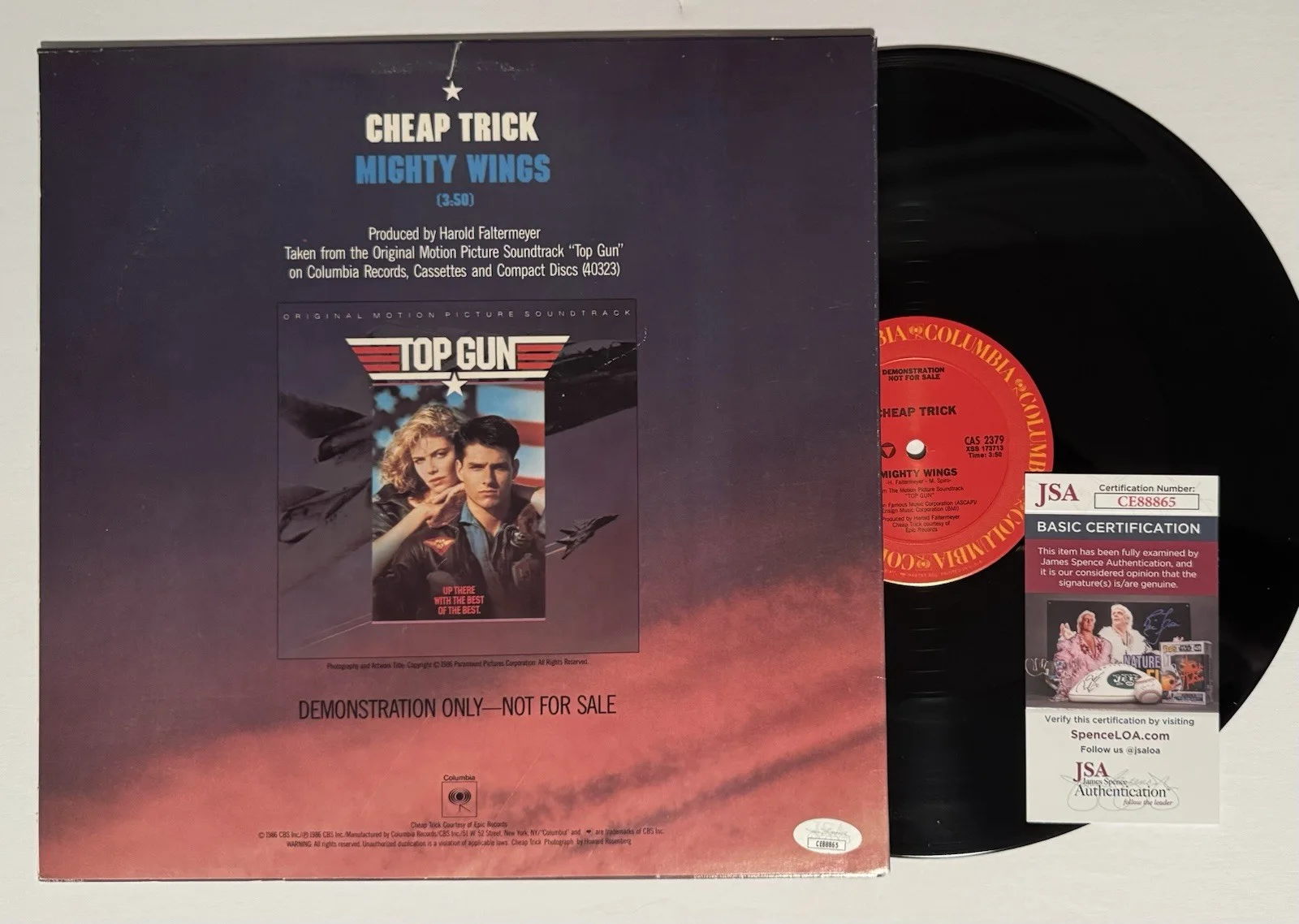 CHEAP TRICK ROBIN, RICK & TOM HAND SIGNED AUTOGRAPHED VINYL ALBUM LP W/ JSA COA, изображение 4