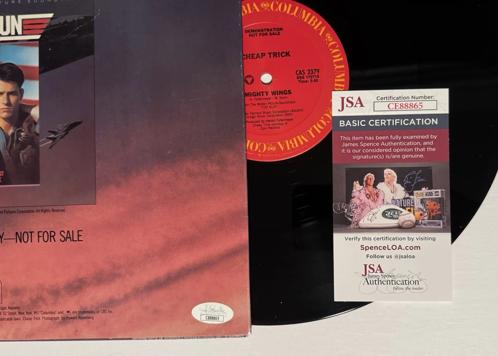 CHEAP TRICK ROBIN, RICK & TOM HAND SIGNED AUTOGRAPHED VINYL ALBUM LP W/ JSA COA, изображение 5