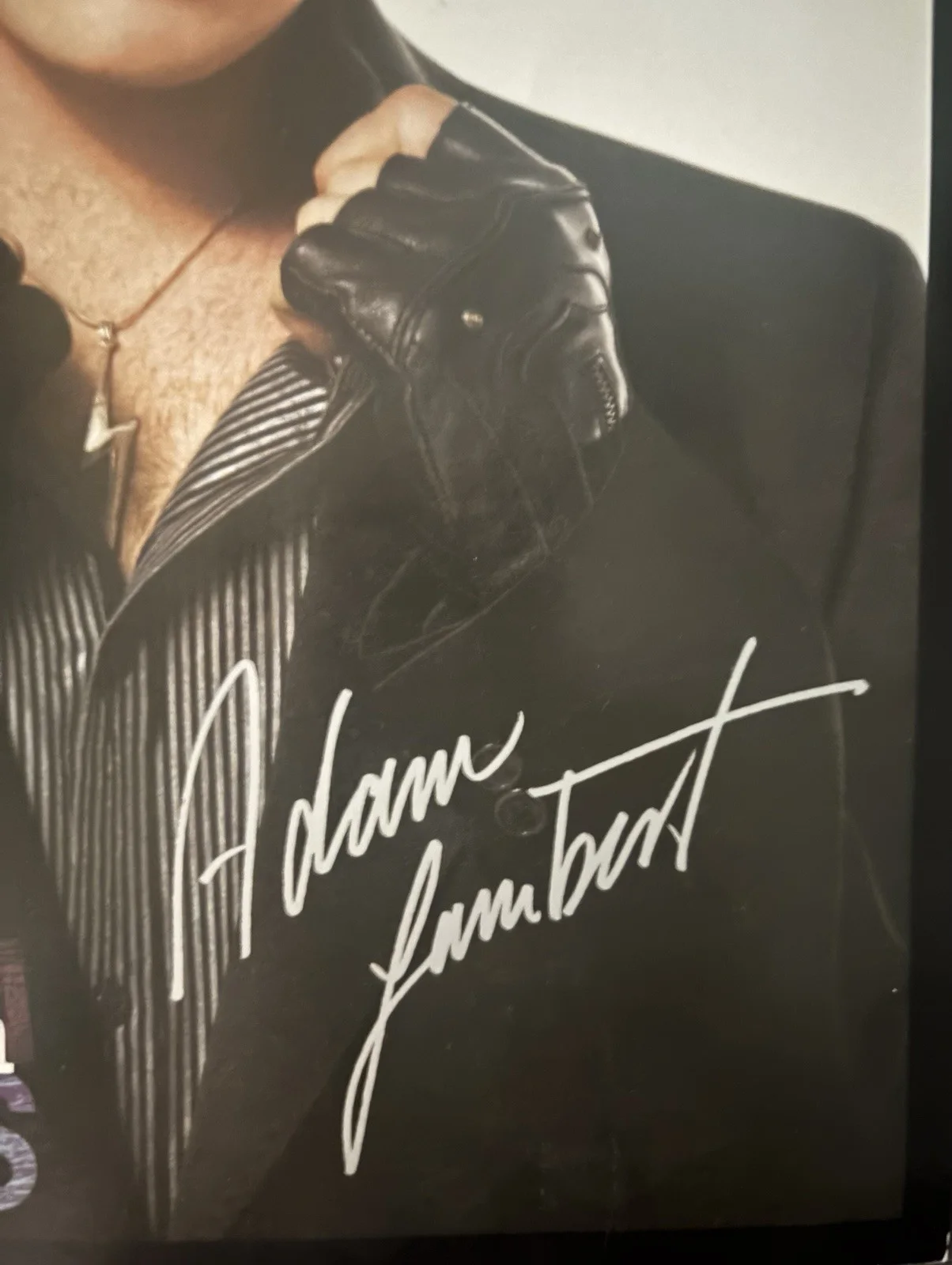 Adam Lambert Signed American Idol’s Live Tour.2009 8x10, image 3