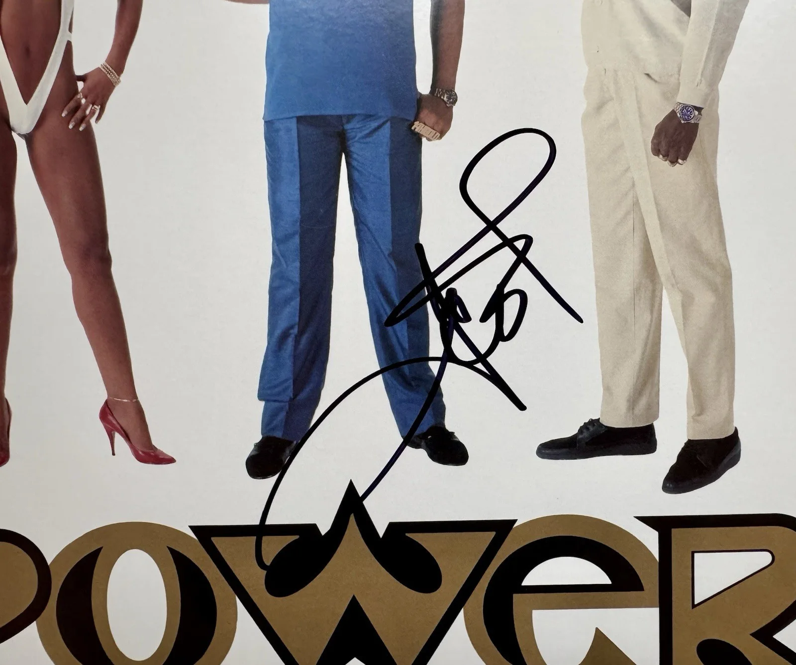 ICE-T HAND SIGNED AUTOGRAPHED "POWER" VINYL ALBUM LP +JSA COA., изображение 3