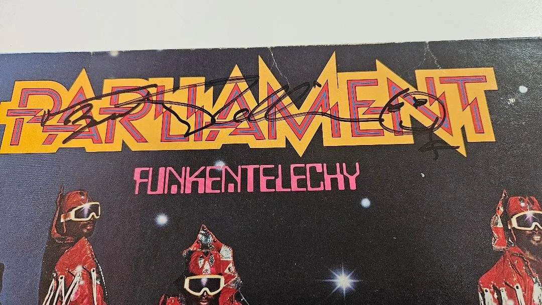 Bootsy Collins — BOOTSY COLLINS SIGNED RECORD ALBUM PARLIAMENT FUNKADELIC AUTO BECKETT BV03864, изображение 2
