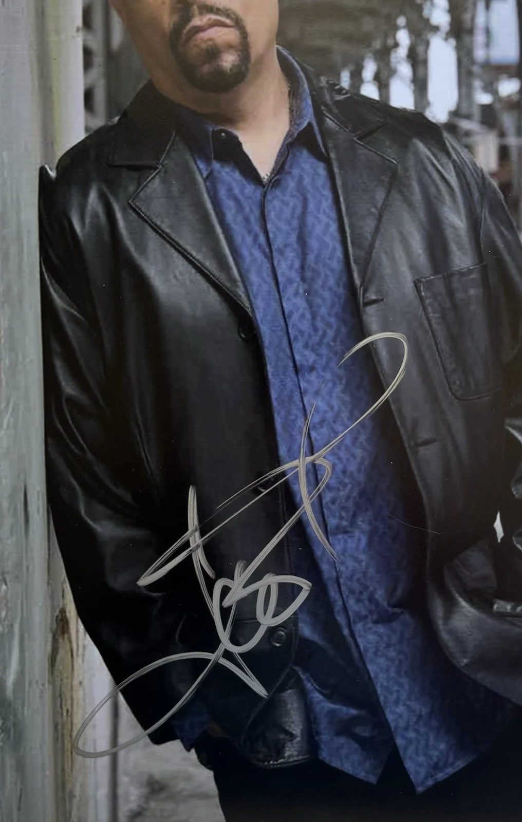 ICE-T — ICE-T HAND SIGNED AUTOGRAPH "LAW & ORDER: SVU" 11X14 PHOTO +JSA COA RAP LEGEND., image 3