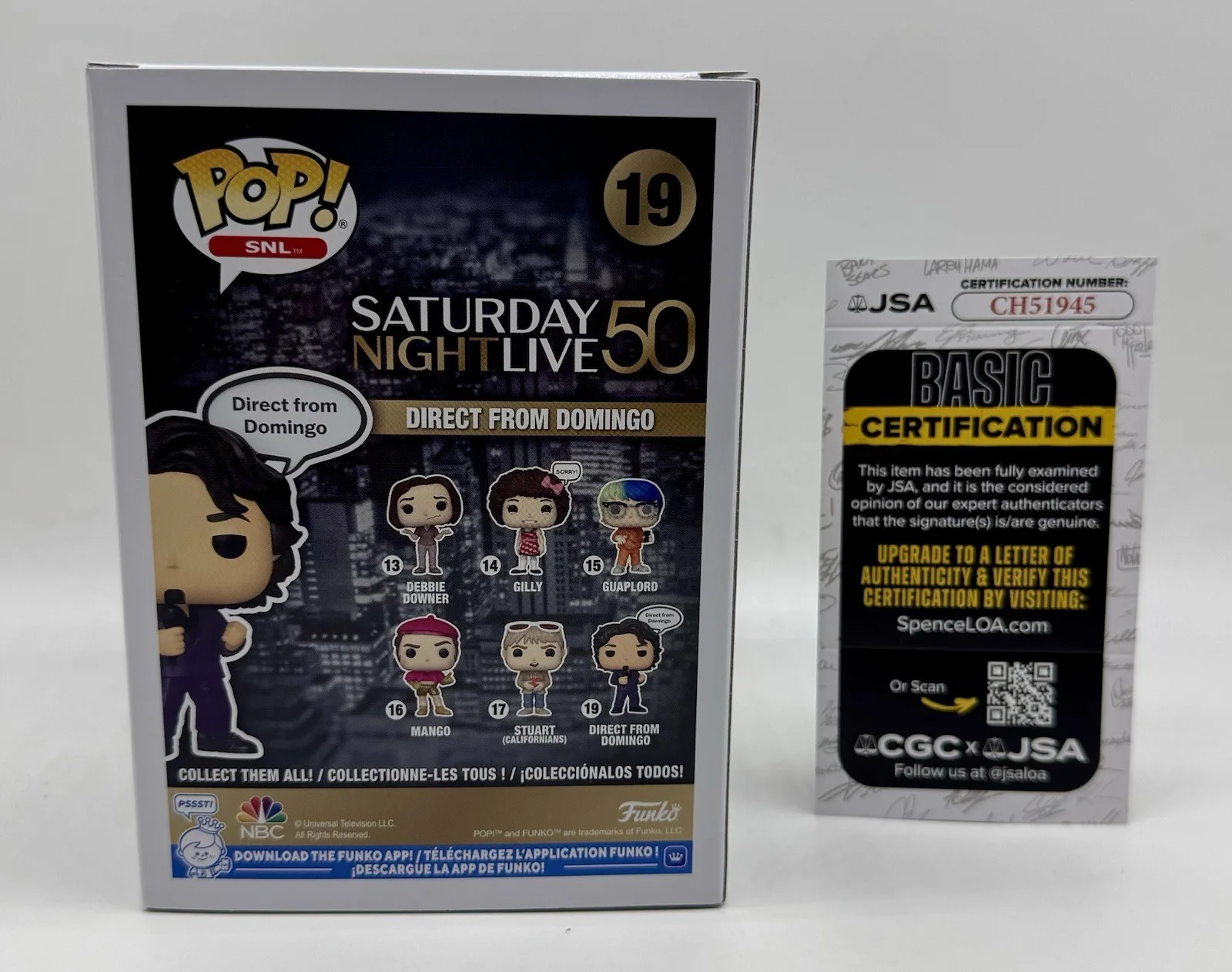 MARCELLO HERNANDEZ — MARCELLO HERNANDEZ HAND SIGNED AUTOGRAPH FUNKO POP +JSA COA SNL HAPPY GILMORE 2, изображение 4