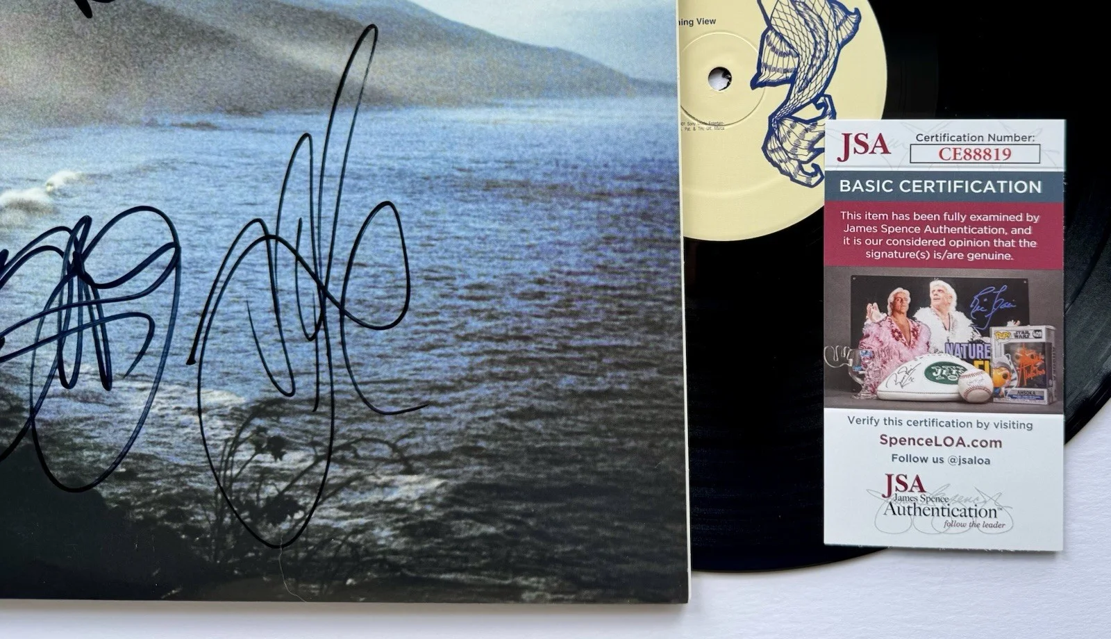 BRANDON BOYD INCUBUS HAND SIGNED AUTOGRAPHED VINYL ALBUM LP +JSA COA 4 MEMBERS, изображение 2