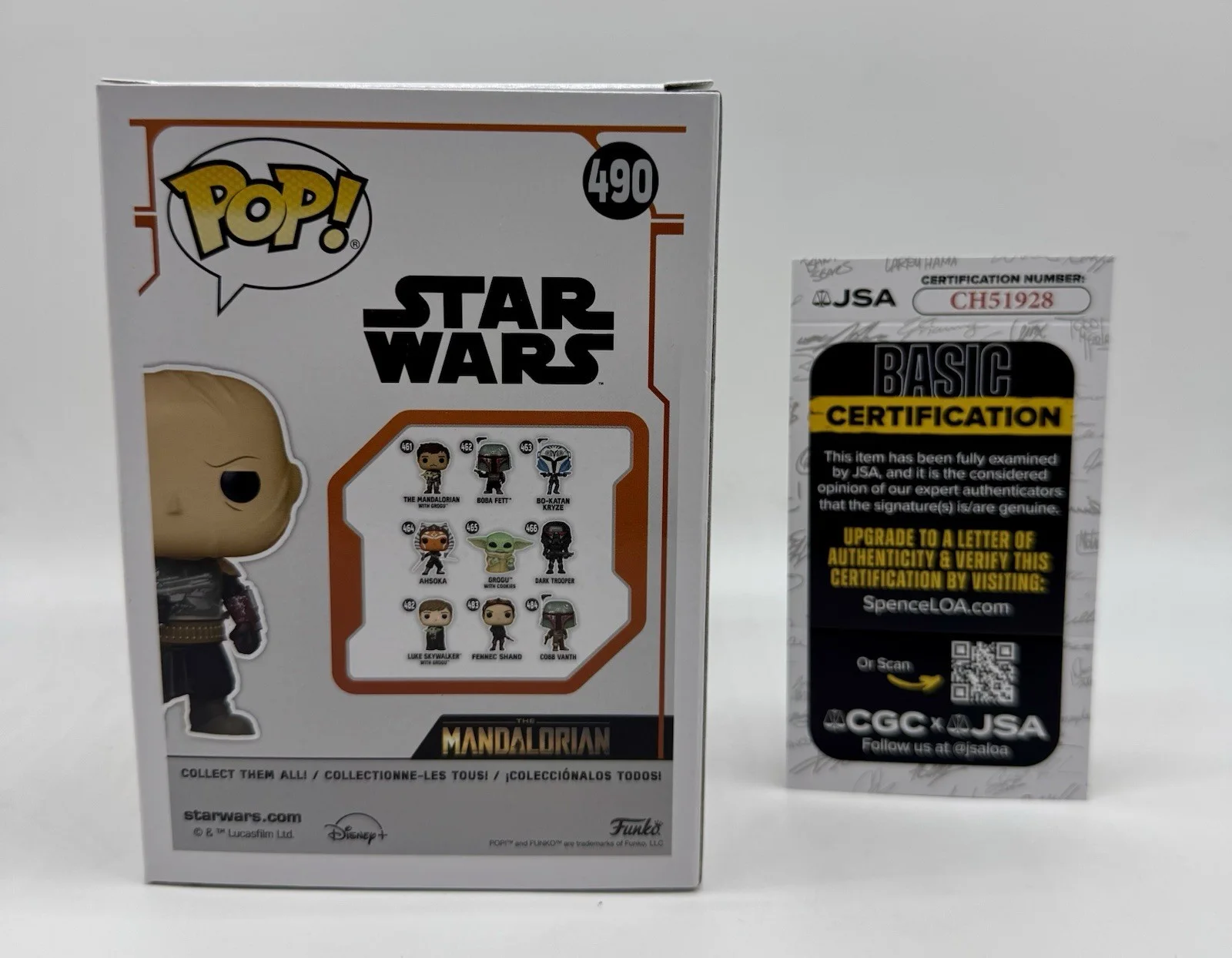 TEMUERA MORRISON — TEMUERA MORRISON SIGNED AUTOGRAPH BOBA FETT SPECIAL STAR WARS FUNKO POP +JSA COA, image 4