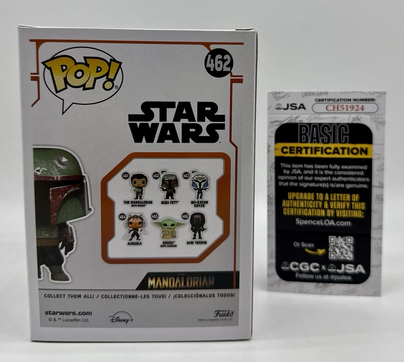 TEMUERA MORRISON — TEMUERA MORRISON SIGNED AUTOGRAPH BOBA FETT STAR WARS FUNKO POP WITH JSA COA., image 4