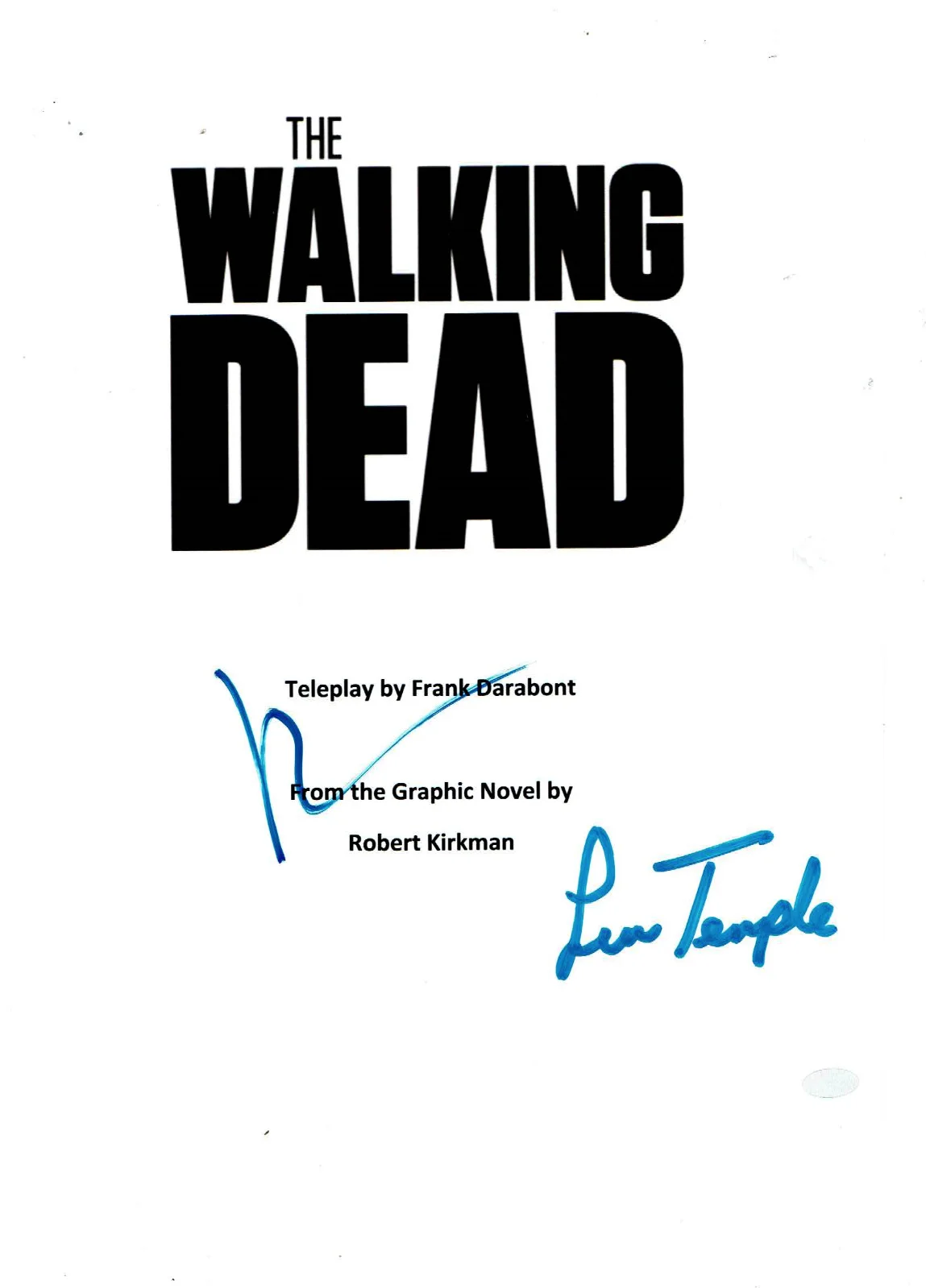 Lew Temple and Norman Reedus — Walking Dead Lew Temple and Norman Reedus autographed 8x10 photo