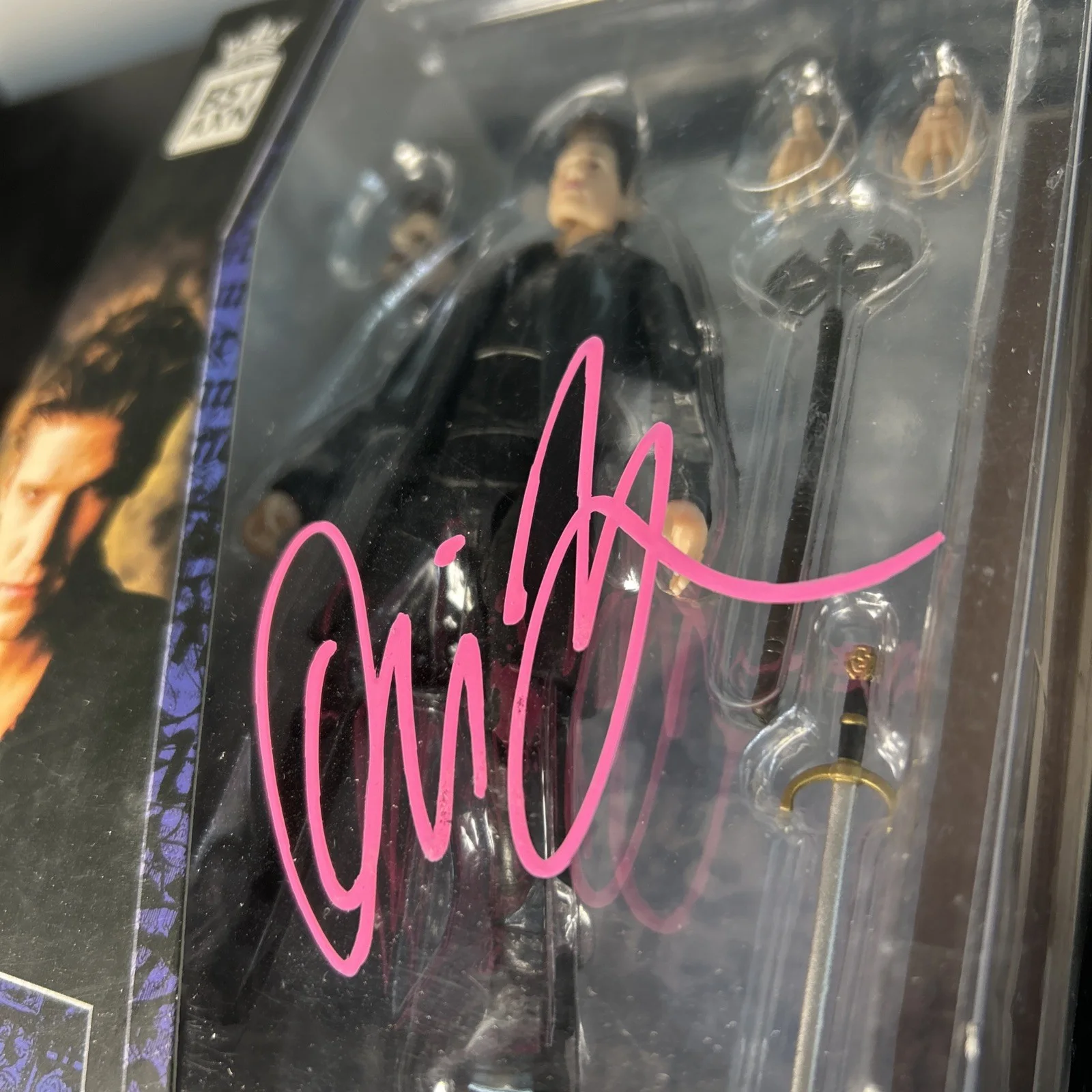 David Boreanaz — Signed DAVID BOREANAZ Angel Bst Axn Action Figure Buffy The Vampire Slayer BTVS, image 2