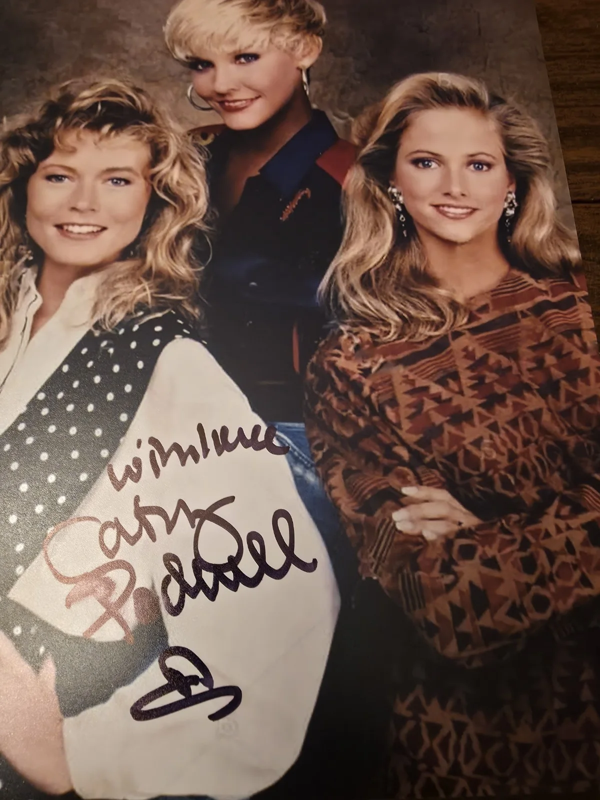 Cathy Podewell Signed Autographed Photo Dallas TV Show, image 2