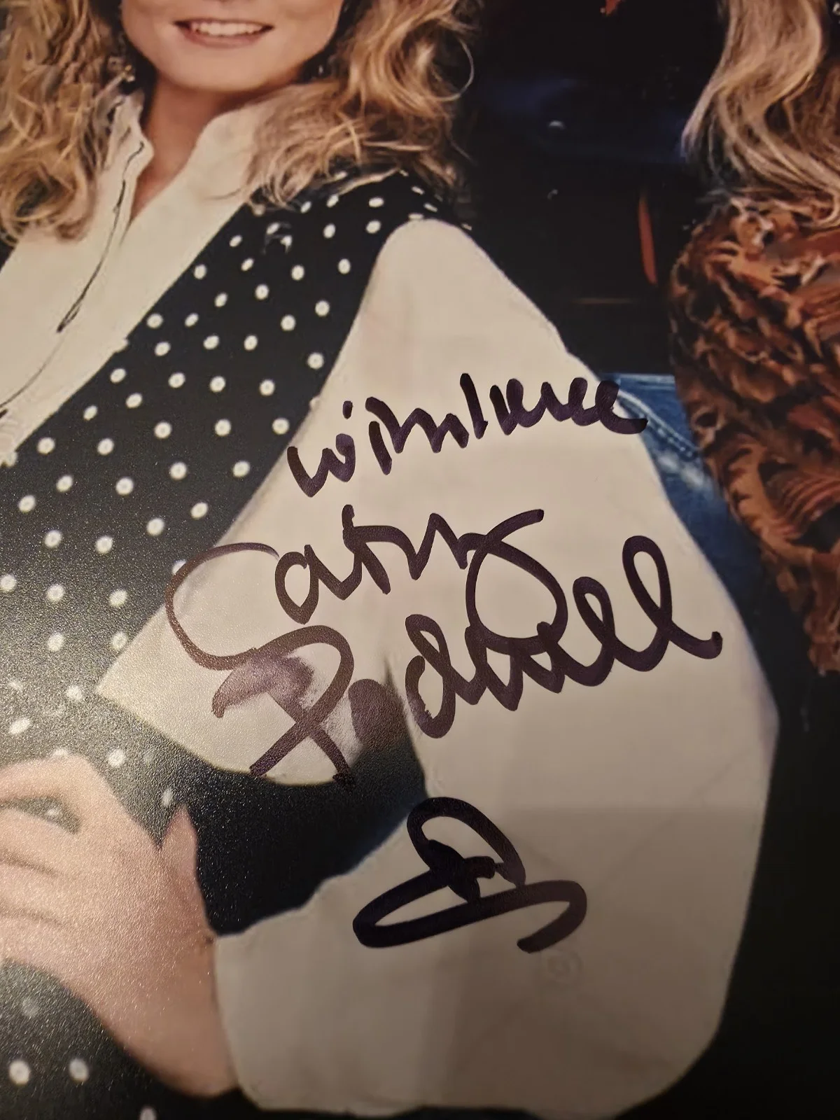 Cathy Podewell Signed Autographed Photo Dallas TV Show, image 3