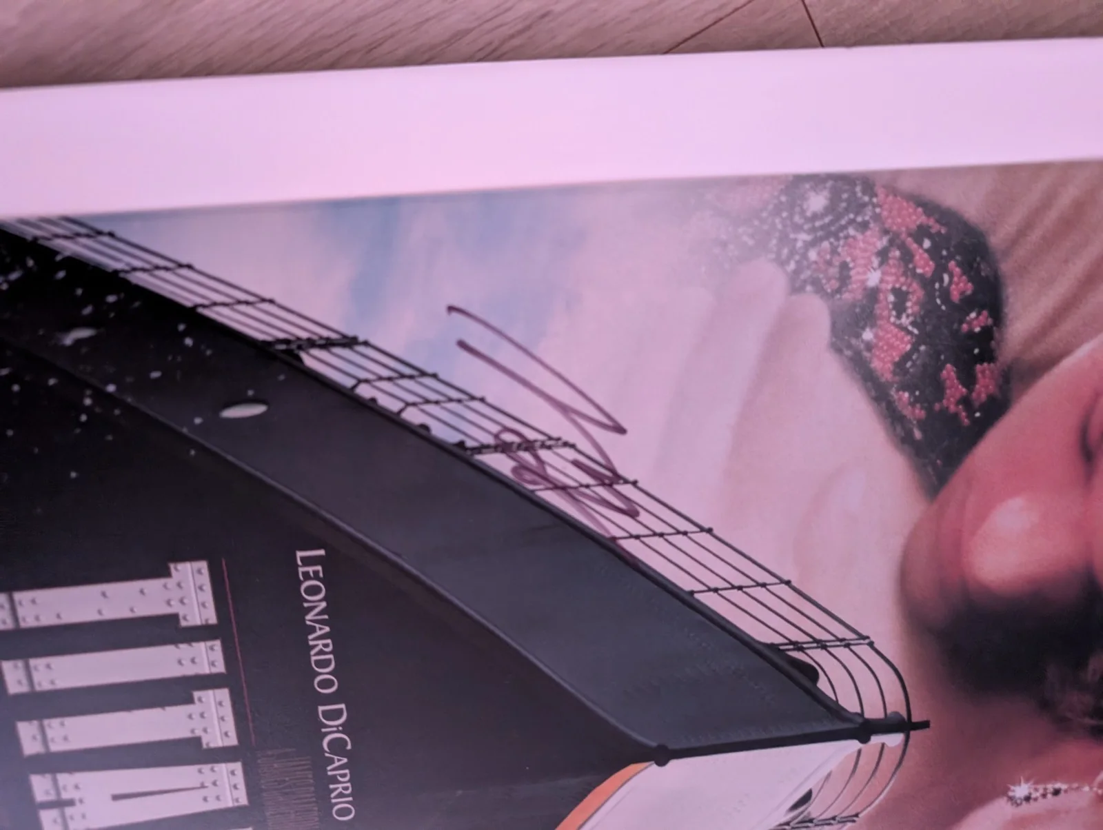 Leonardo DiCaprio Signed 15x10 Titanic Poster PROOF SWAU COA, image 3