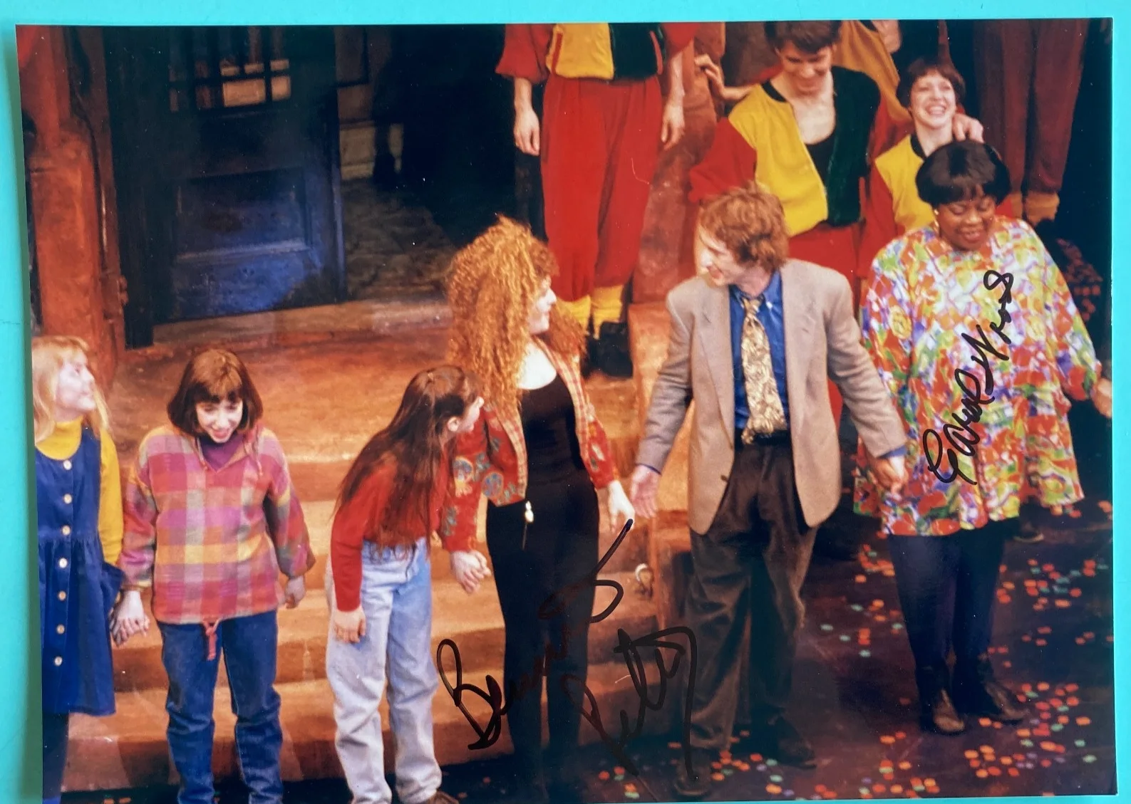 Bernadette Peters and Carol Woods — Bernadette Peters & Carol Woods Signed Photo The Goodbye Girl 1993 Broadway 8X11