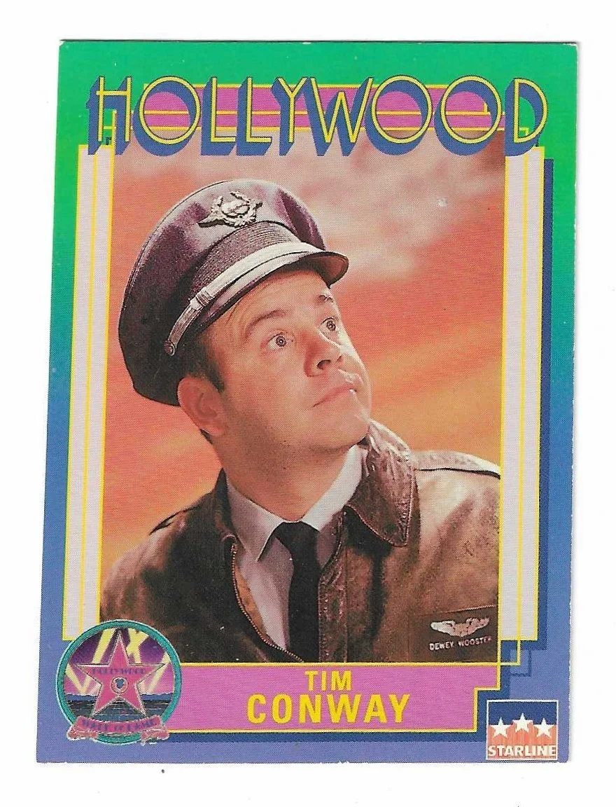 TIM CONWAY 1991 STARLINE HOLLYWOOD SIGNED AUTOGRAPHED CARD #66, изображение 2