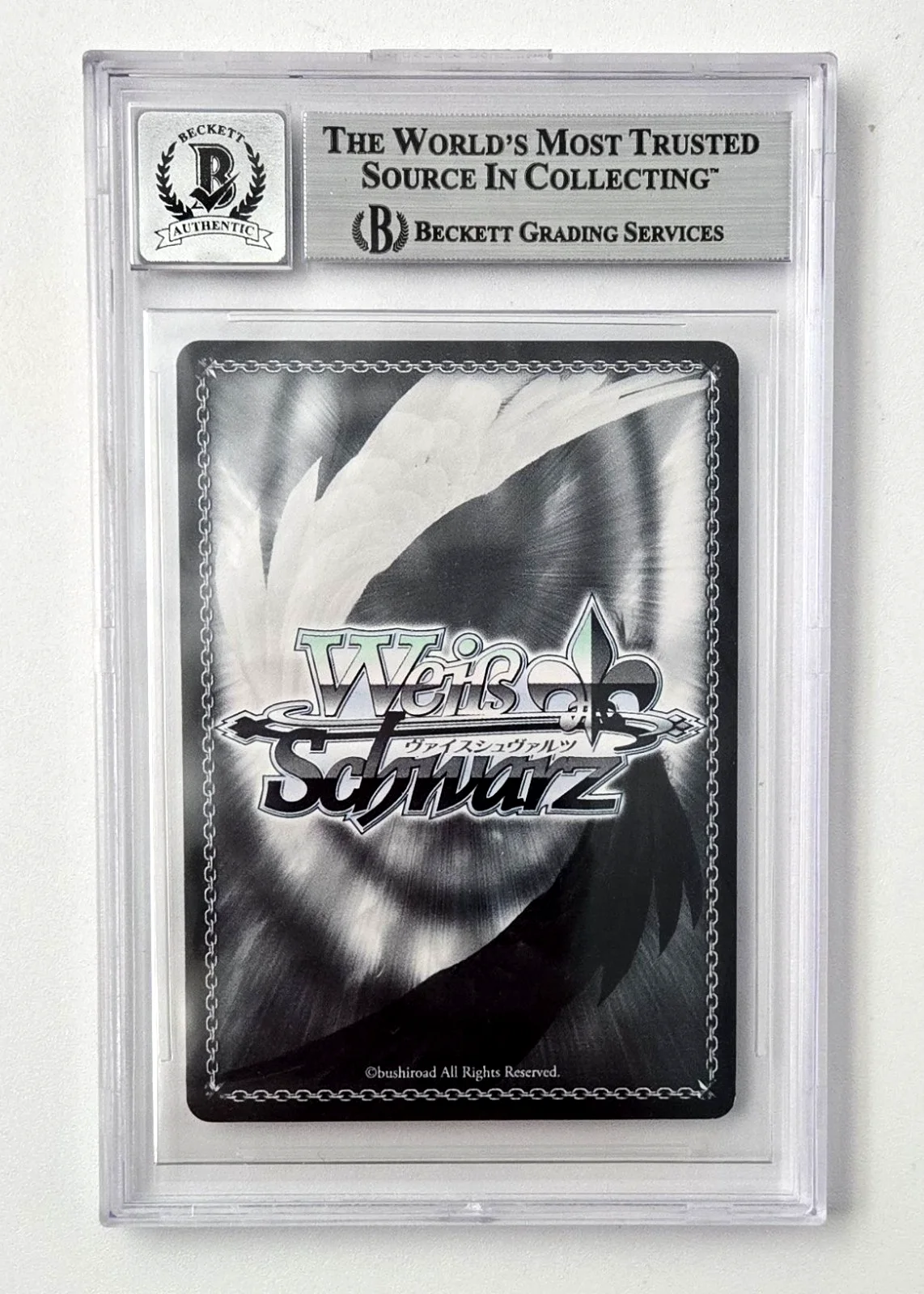 Jad Saxton — Jad Saxton Signed Card Bofuri Sally I Dont Want Slab Beckett 10 Weiss Schwarz 72, изображение 2