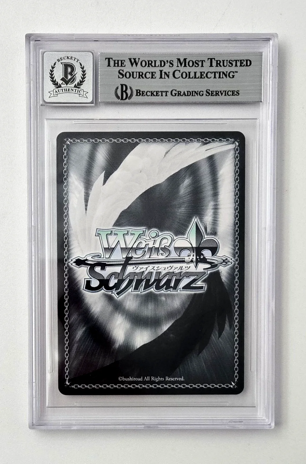 Jad Saxton — Bofuri Signed Card Jad Saxton Sally I Dont Want Slab Beckett 10 Weiss Schwarz 04, изображение 2
