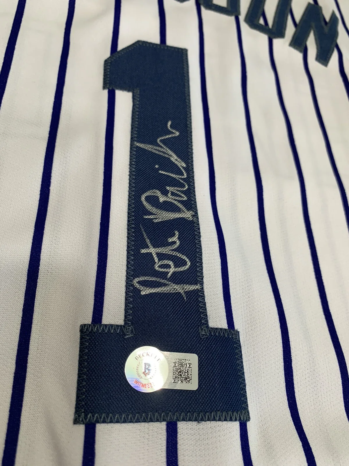 Pete Davidson / Saturday Night Live — Pete Davidson Signed New York Yankees Jersey SNL Beckett Certified 🔥 Rare, image 2