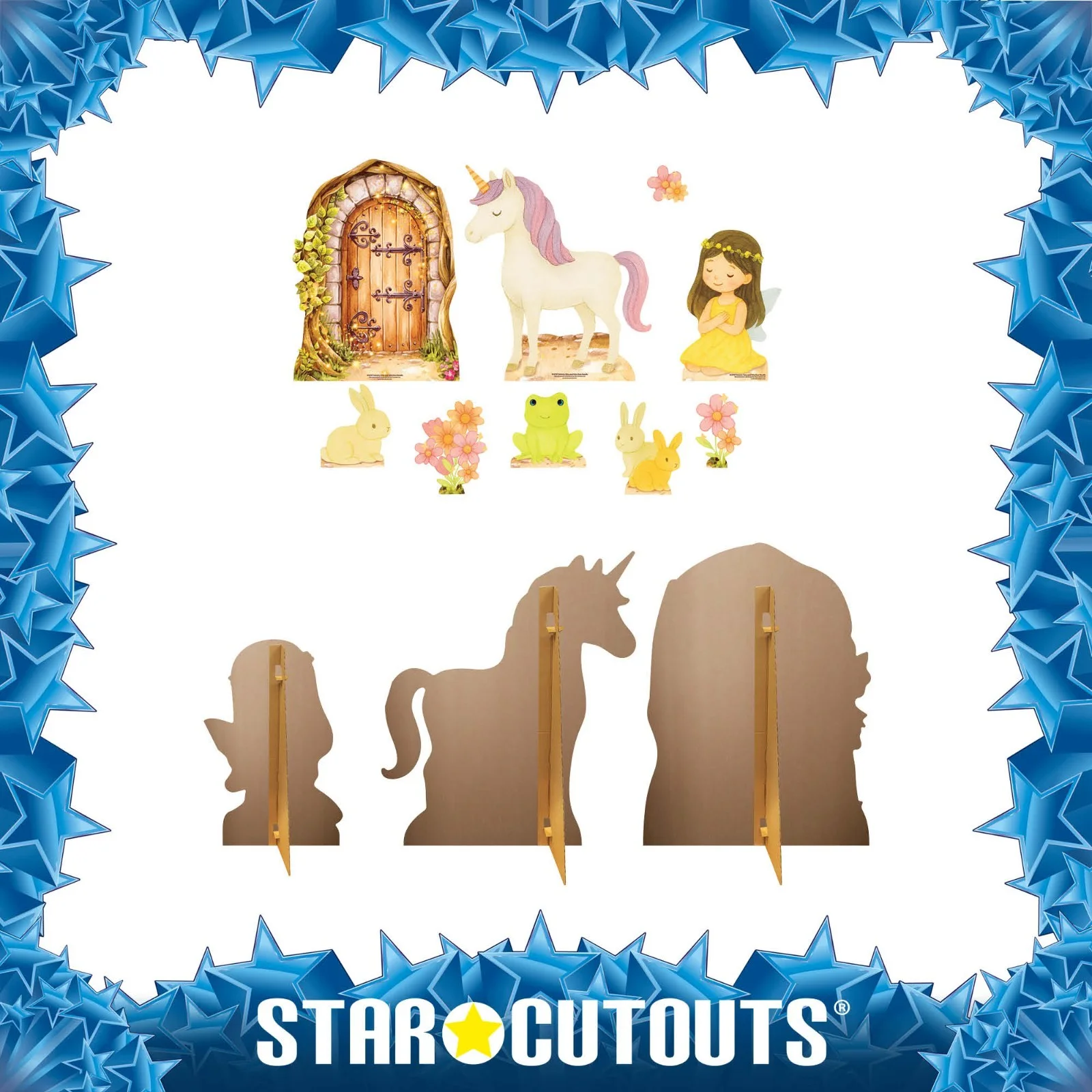 Fairy and Fairy Door Cardboard Cutouts Multi Pack Bundle of Standees and Minis, изображение 2