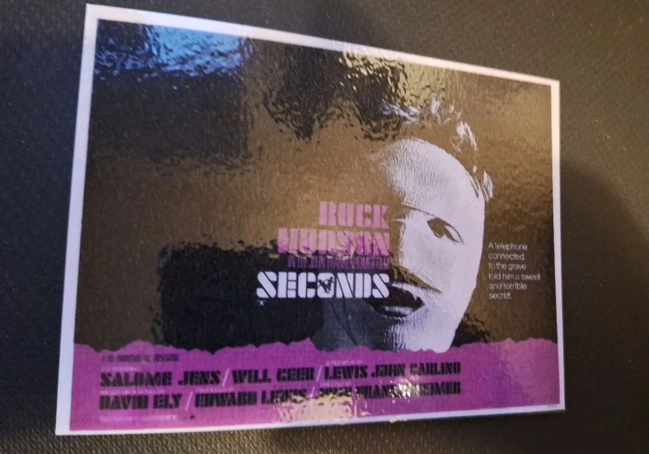 "Seconds" 1966 Film UK Quad Sheet Poster Modern Art Postcard, image 2
