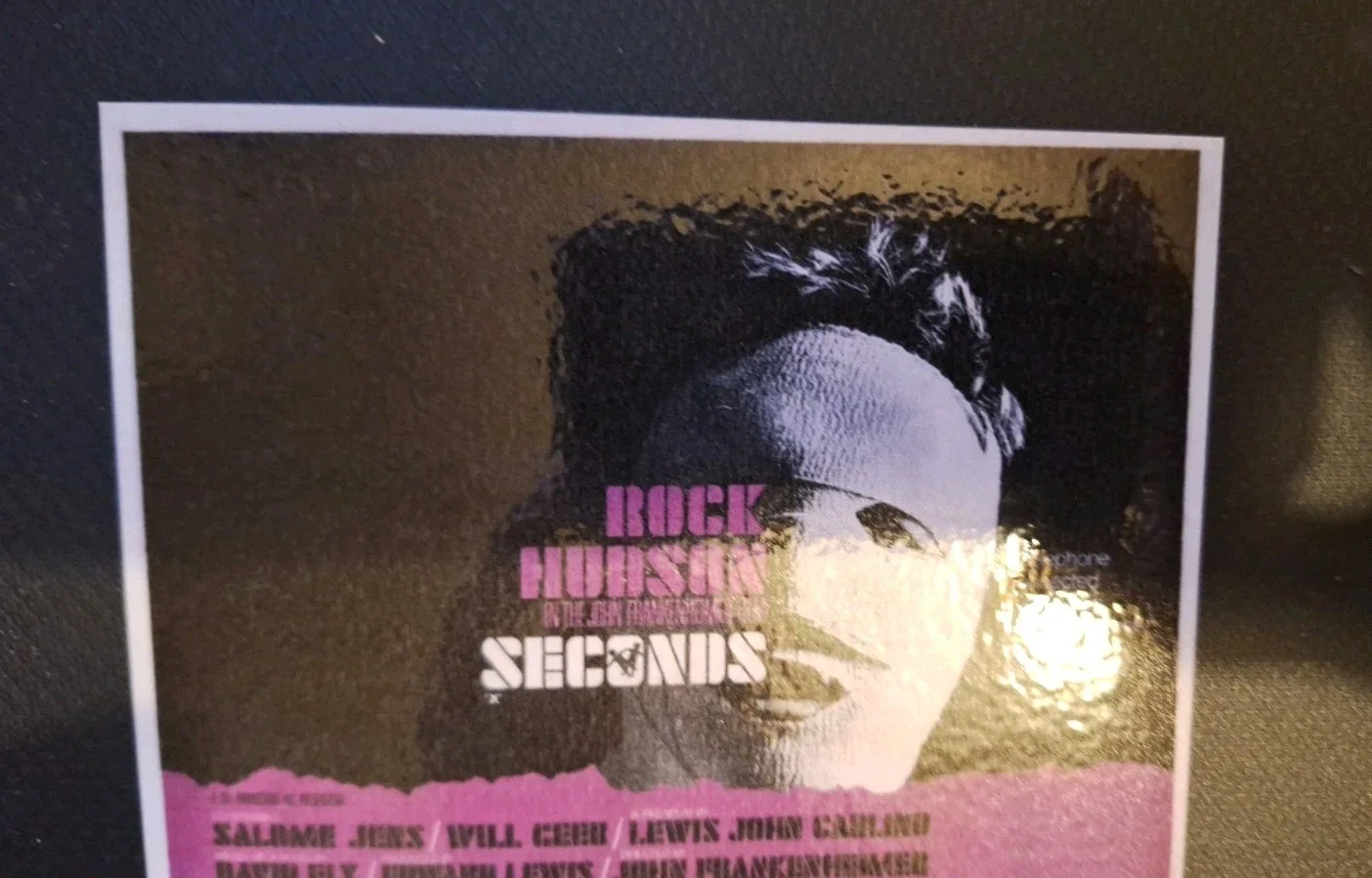 "Seconds" 1966 Film UK Quad Sheet Poster Modern Art Postcard, image 3