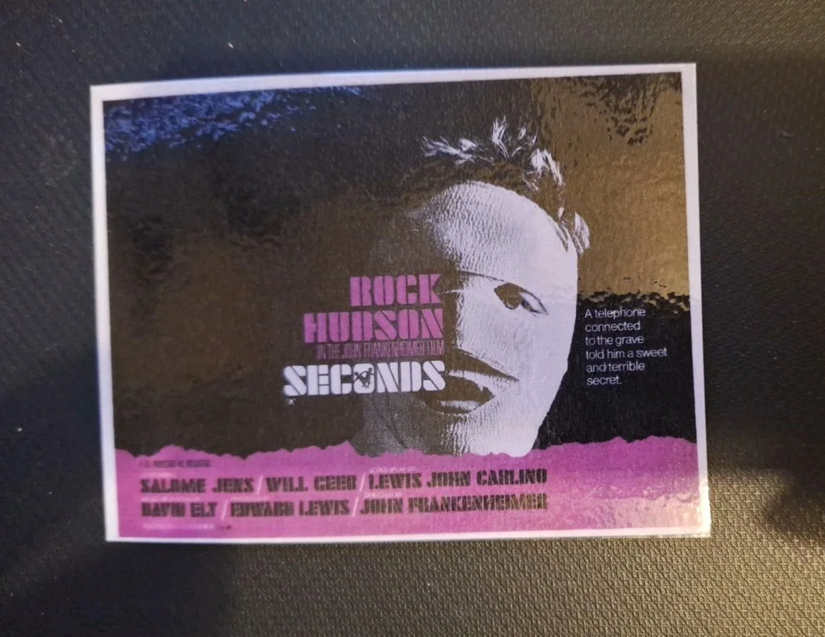 "Seconds" 1966 Film UK Quad Sheet Poster Modern Art Postcard, image 5