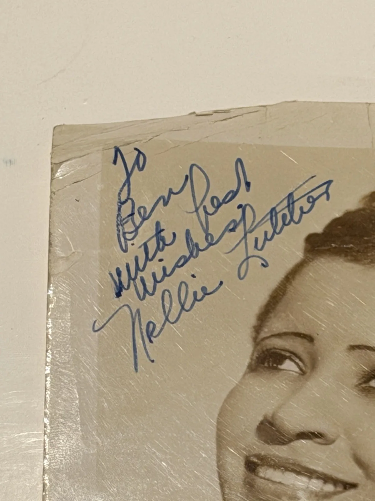 Nellie Lutcher Autograph Photo 5x7 Jazz, image 2