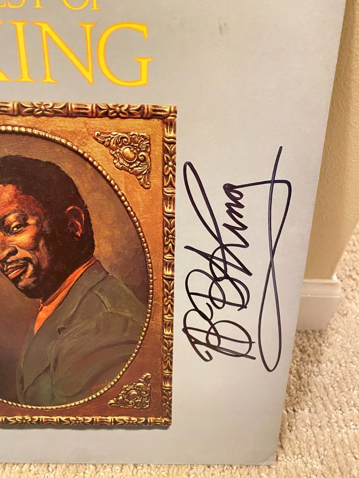 B.B. King Signed Autograph Auto The Best Of Vinyl Record Beckett Certified, изображение 2