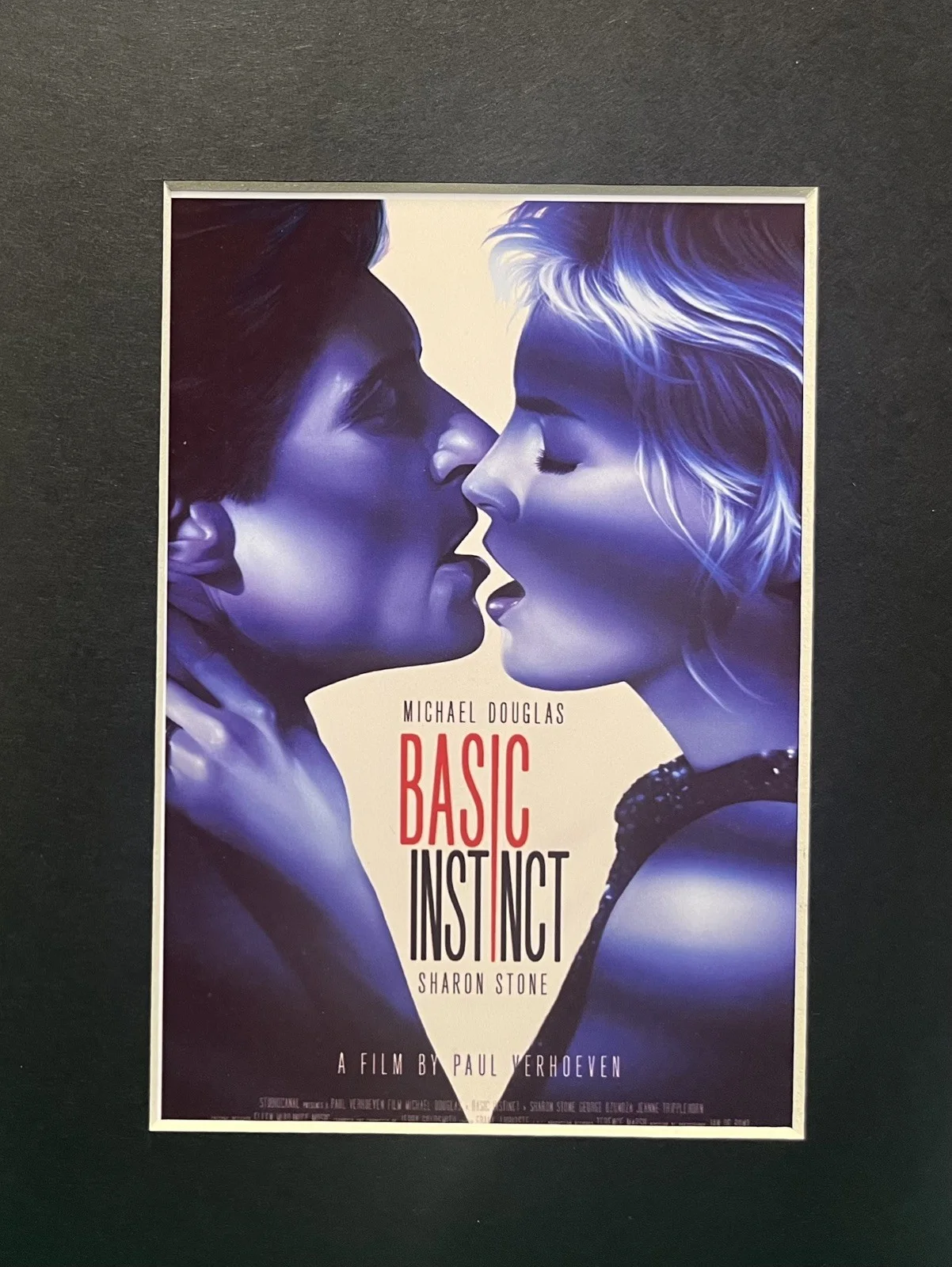 BASIC INSTINCT. . Sharon Stone . . 35mm Film Cell MOUNTED DISPLAY, image 2