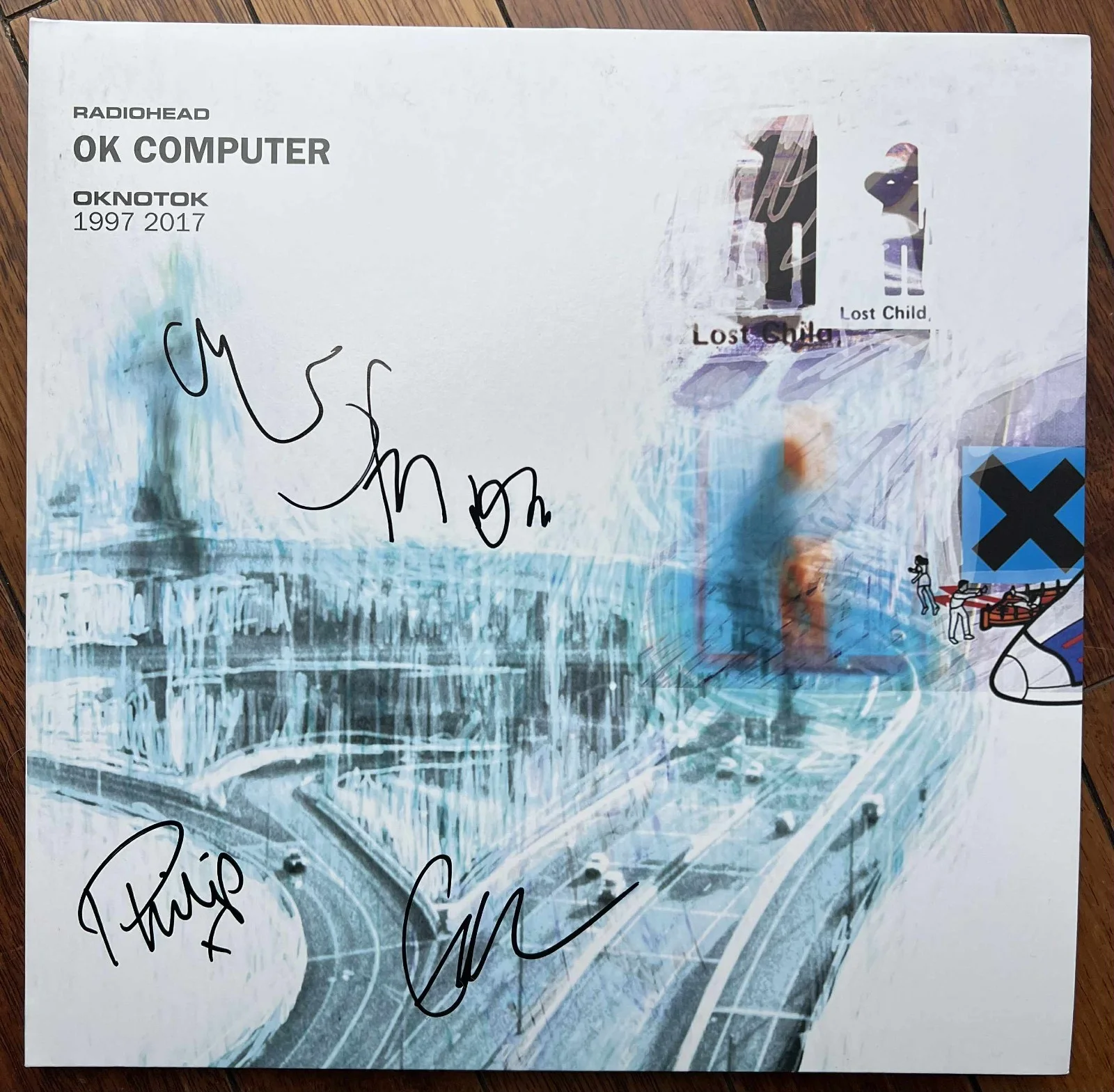 Radiohead Thom Yorke OK Computer Autographed Signed Album Vinyl Record LP w/ COA, изображение 4