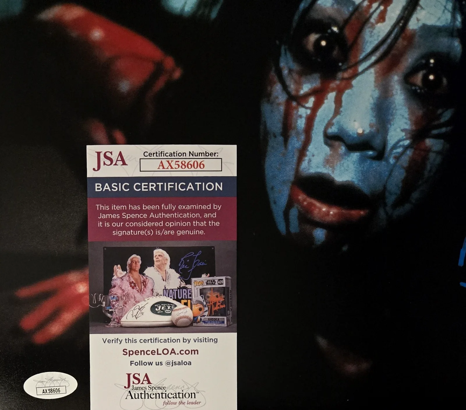Takako Fuji — The Grudge Autograph Photo Ju-on Takako Fuji Signed Kayako Saeki 11x14 JSA COA 6, изображение 2