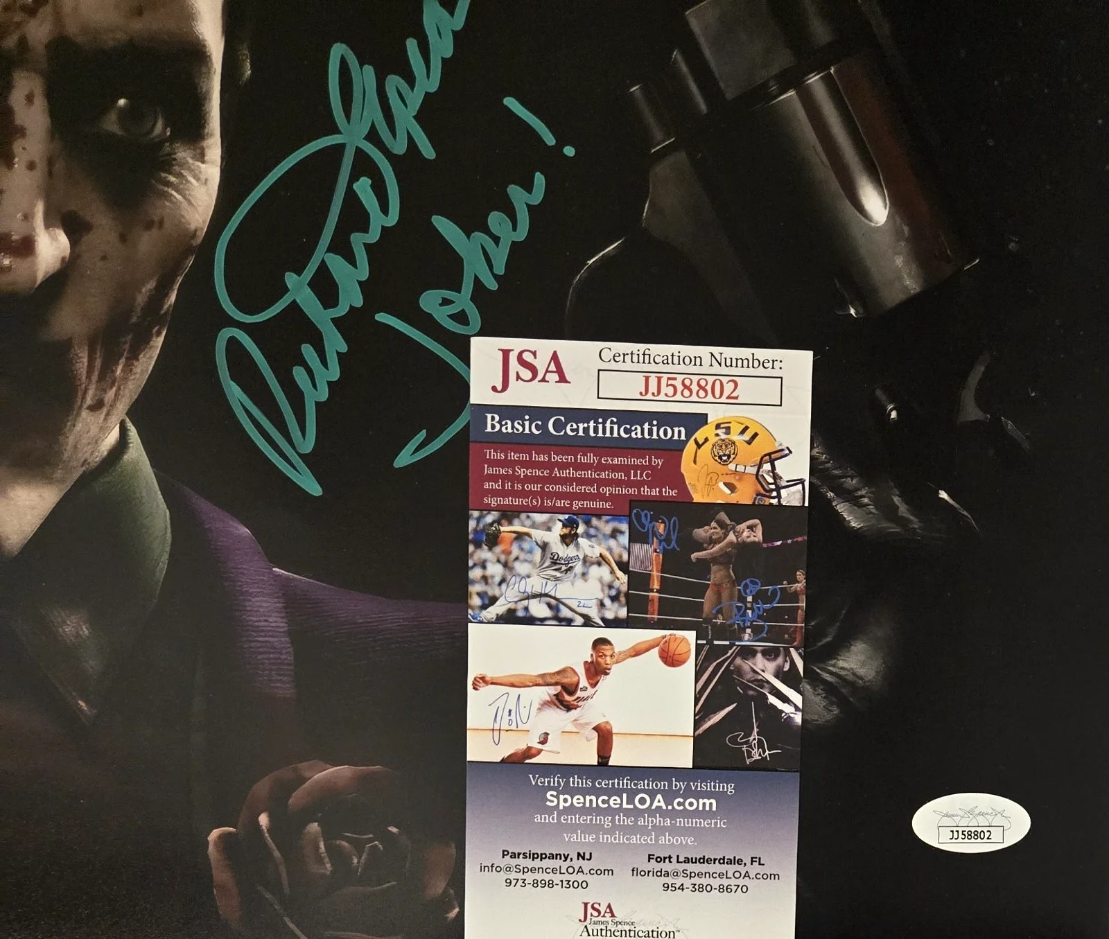 RICHARD EPCAR — Richard Epcar Signed Photo Joker Mortal Kombat Autograph Injustice JSA COA 802, изображение 2