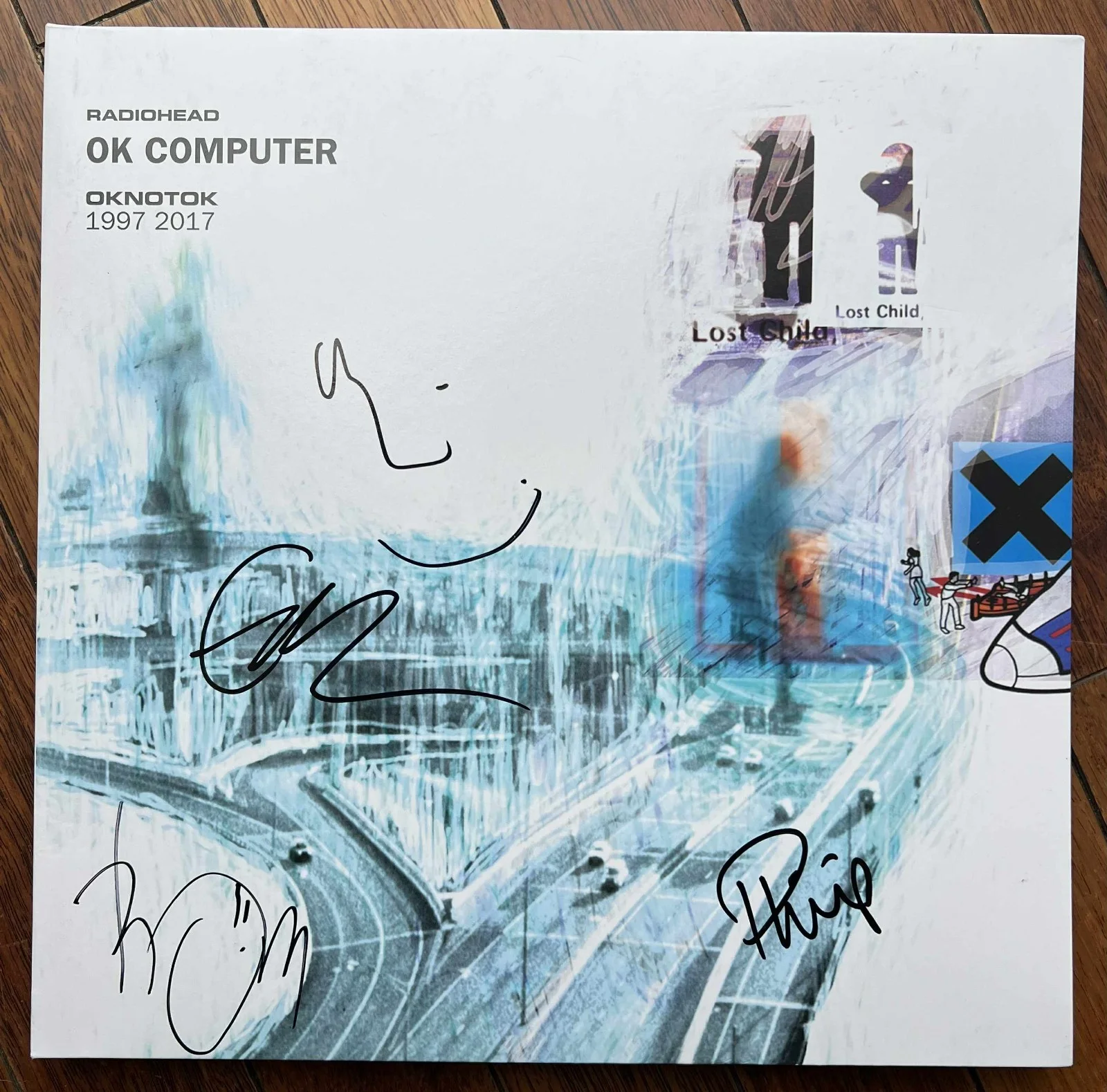 Radiohead Thom Yorke OK Computer Autographed Signed Album Vinyl Record LP w/ COA, изображение 4