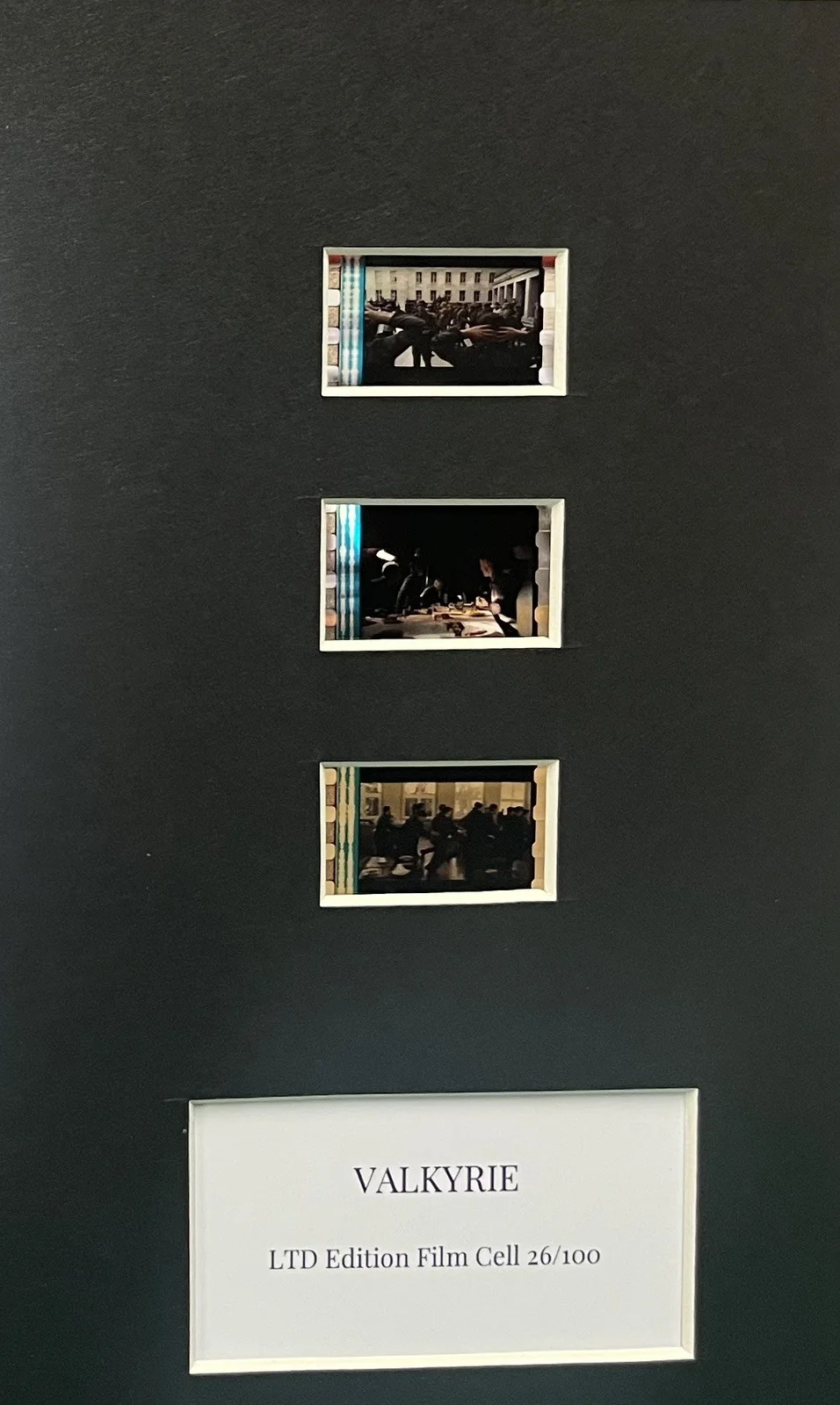 VALKYRIE. Tom Cruise . 35mm Film Cell MOUNTED DISPLAY, image 3