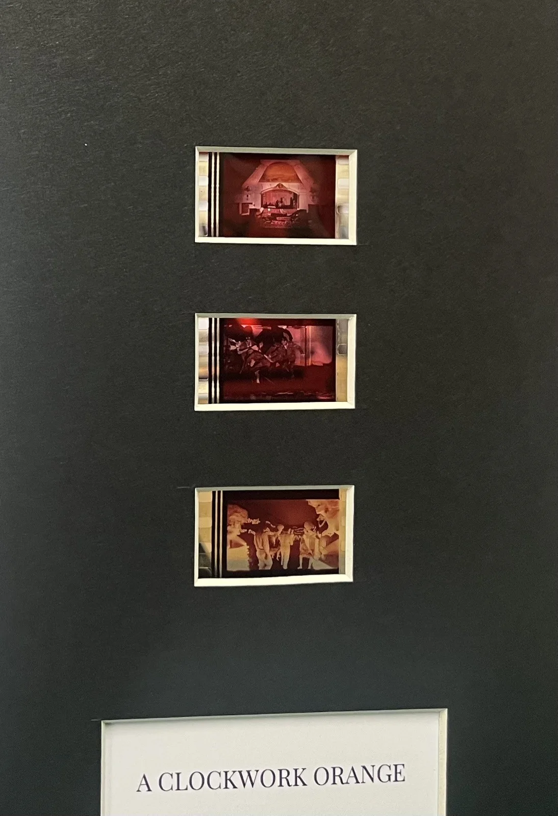 A Clockwork Orange. 35mm Film Cell MOUNTED DISPLAY, image 3