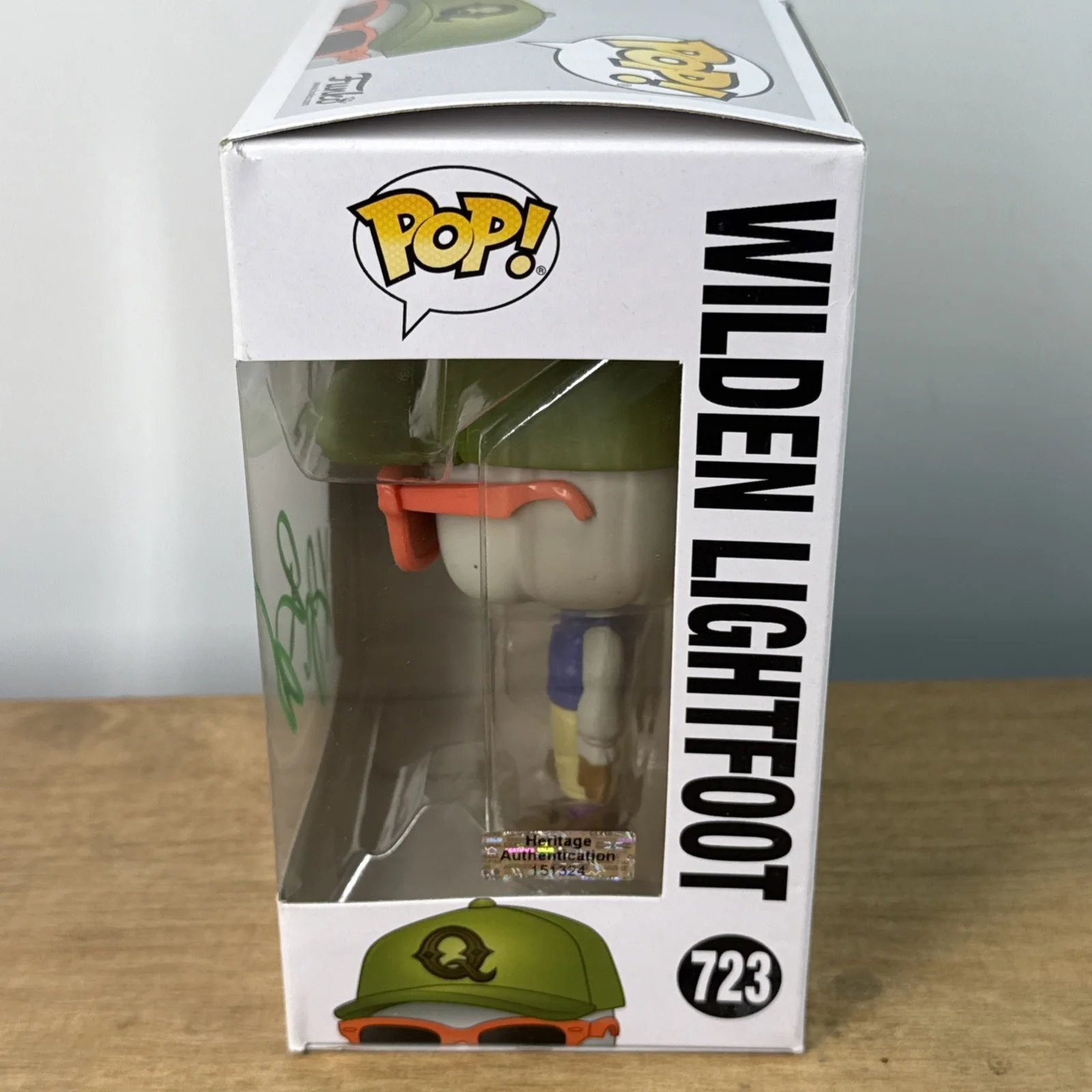 Kyle Bornheimer — Kyle Bornheimer Signed Autographed Funko Pop #723 Wilden Lightfoot COA Hologram, image 3