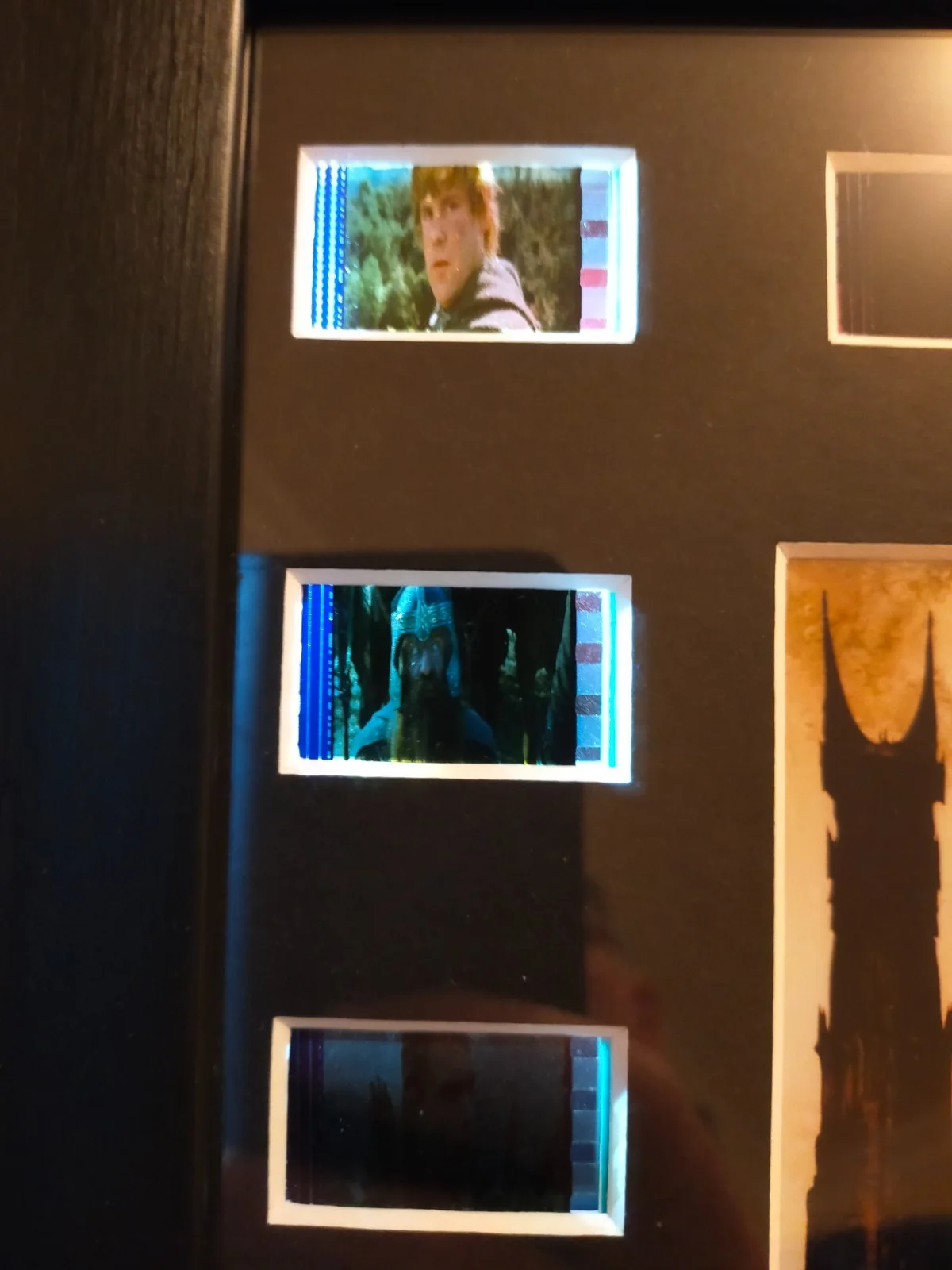 LORD OF THE RINGS TWO TOWERS 2002 MINI MONTAGE 35MM FILM CELLS S2 LTD ED COA, изображение 3
