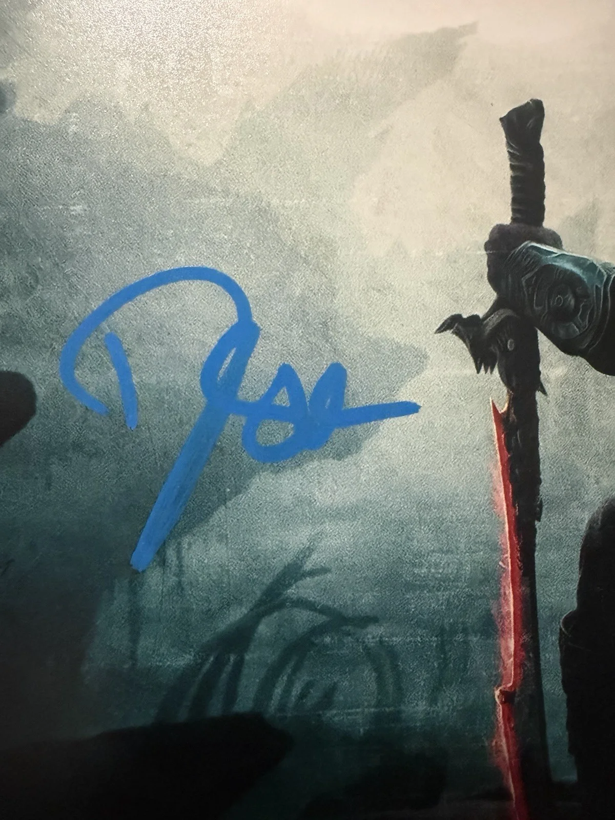 Dimitrius Koloamatangi — DIMITRIUS KOLOAMATANGI SIGNED AUTOGRAPH 11x14 PREDATORS BADLANDS BECKETT (B), изображение 2