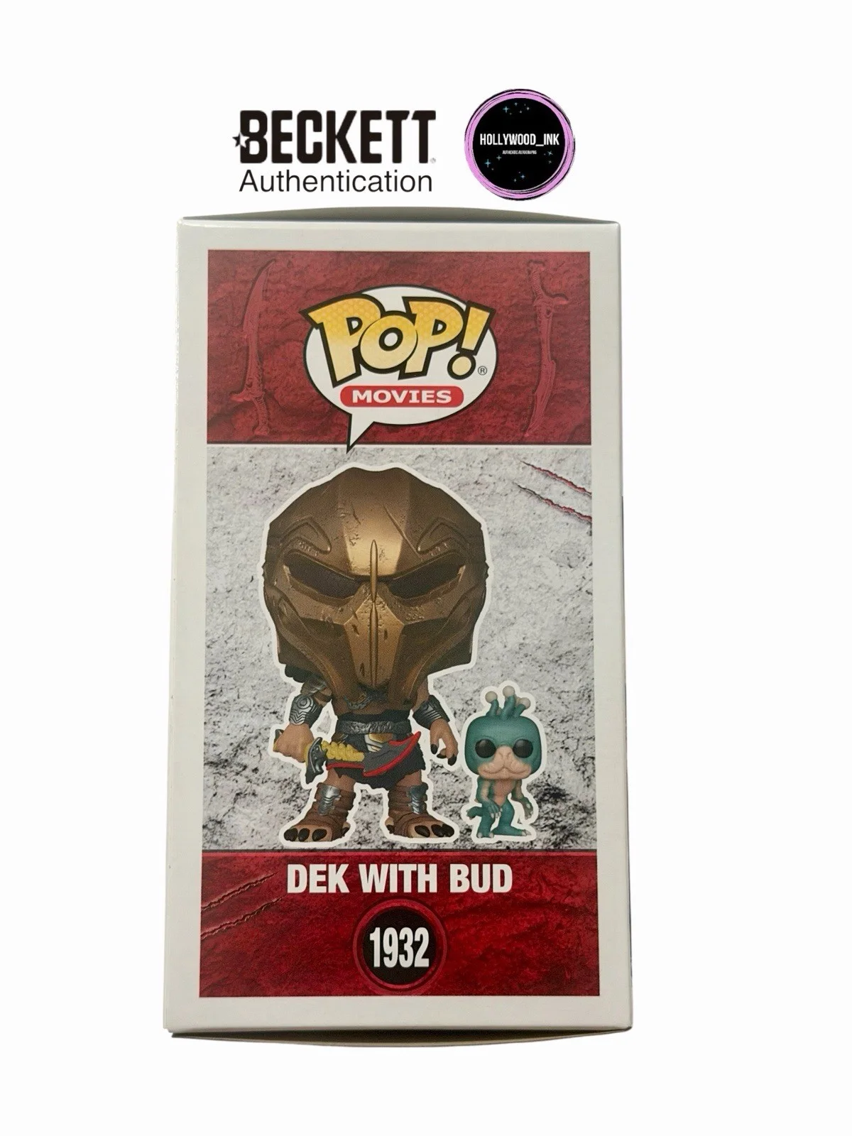 Dimitrius Koloamatangi — DIMITRIUS KOLOAMATANGI SIGNED DEK FUNKO PREDATOR BADLANDS BECKETT + PROOF (B), изображение 4