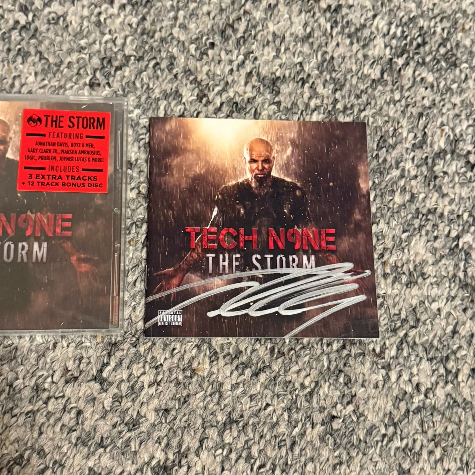 TECH N9NE SIGNED THE STORM CD STRANGE MUSIC RAPPER, image 2