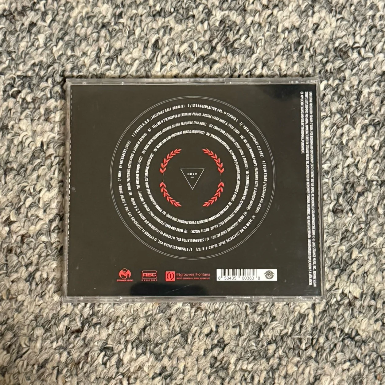 TECH N9NE SIGNED STRANGEULATION VOL 2 STRANGE MUSIC RAPPER, image 2