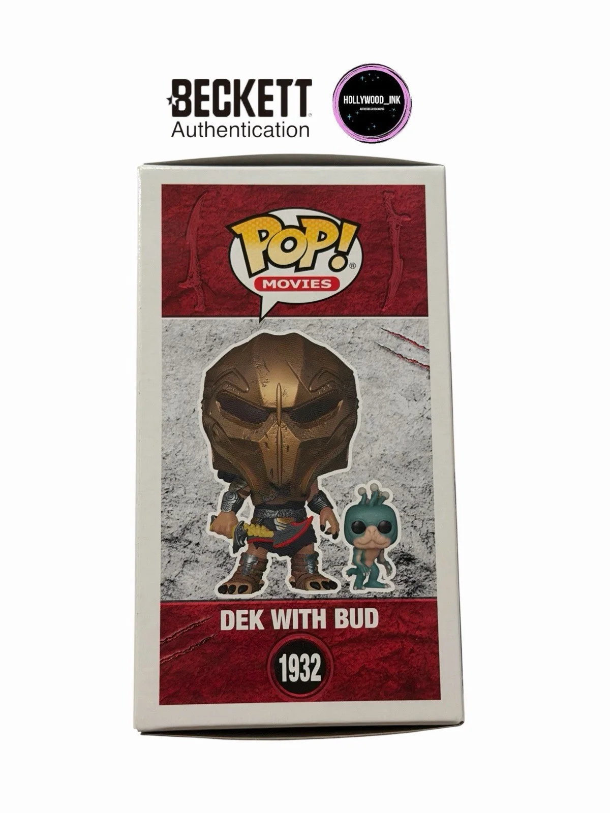 Dimitrius Koloamatangi — DIMITRIUS KOLOAMATANGI SIGNED DEK FUNKO PREDATOR BADLANDS BECKETT + PROOF (A), изображение 4